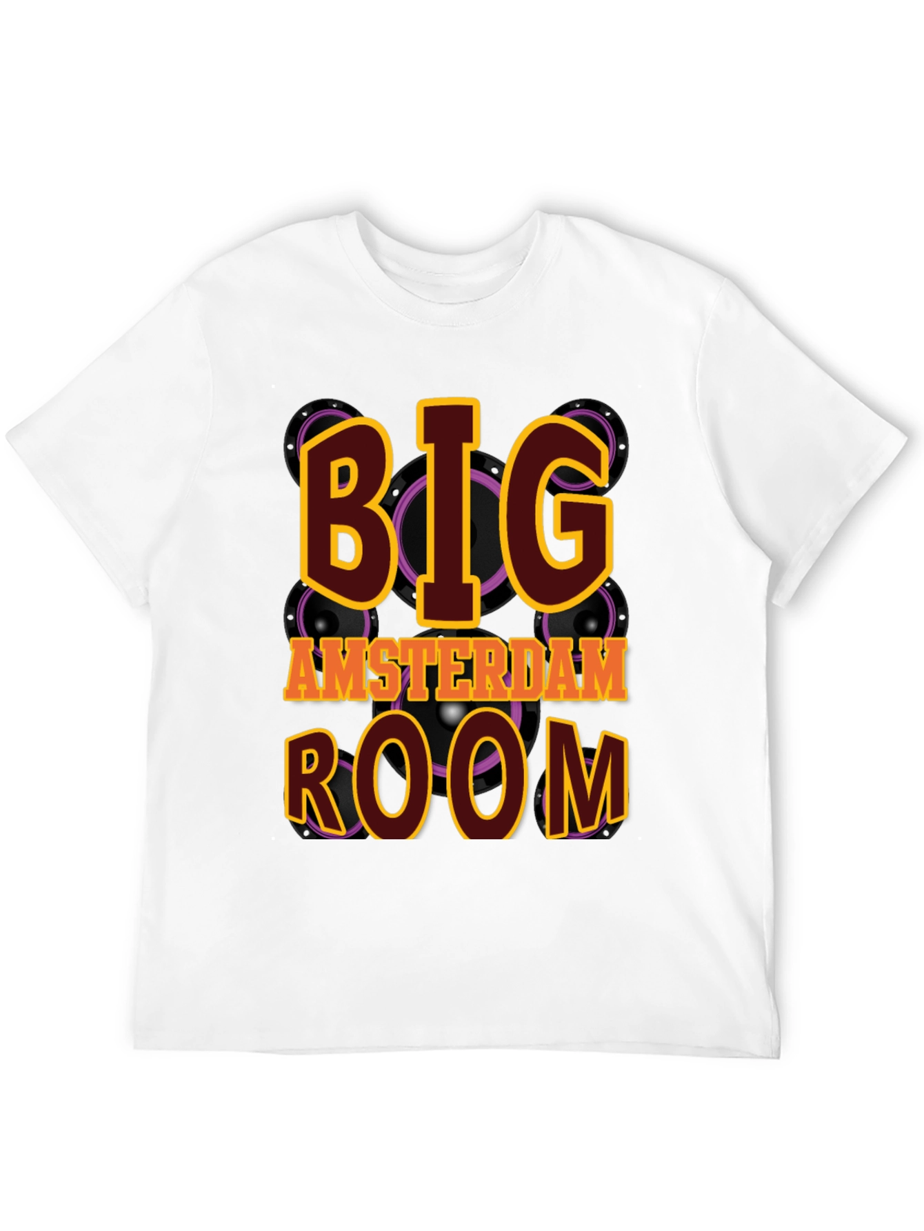 Big Amsterdam Room Black T-Shirt
