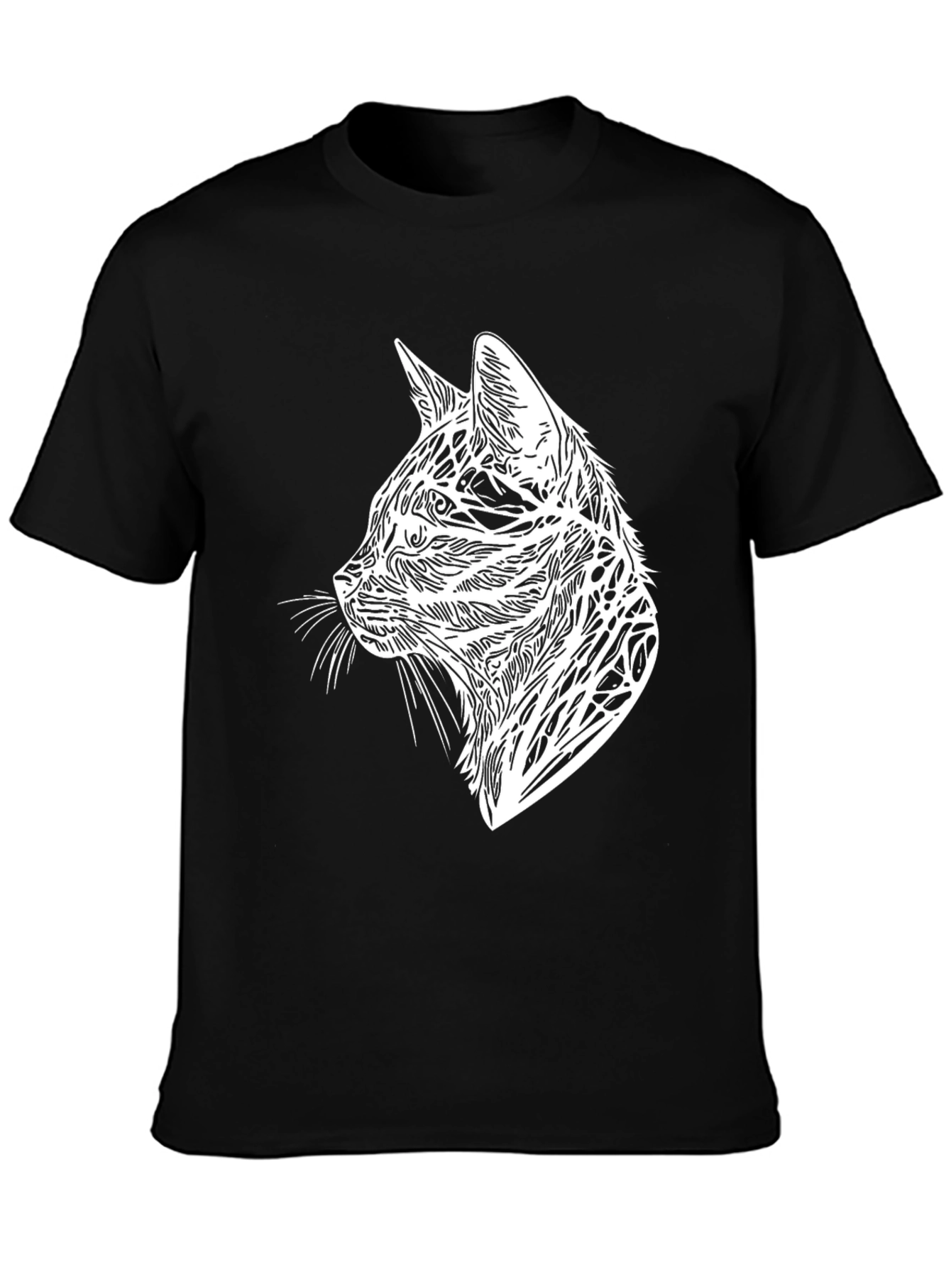 Cat Graphic T-Shirt - Cool Style