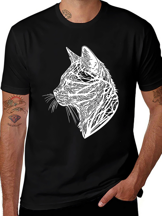 Cat Graphic T-Shirt - Cool Style