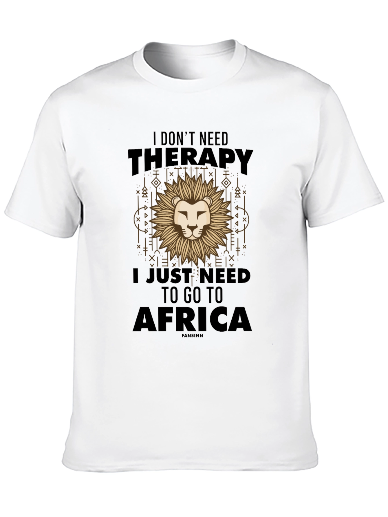 Africa Therapy Graphic T-Shirt - Mens Cotton Tee
