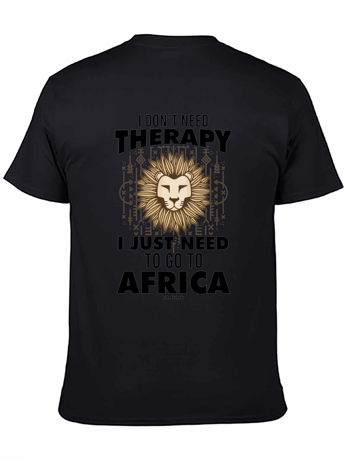 Africa Therapy Graphic T-Shirt - Mens Cotton Tee