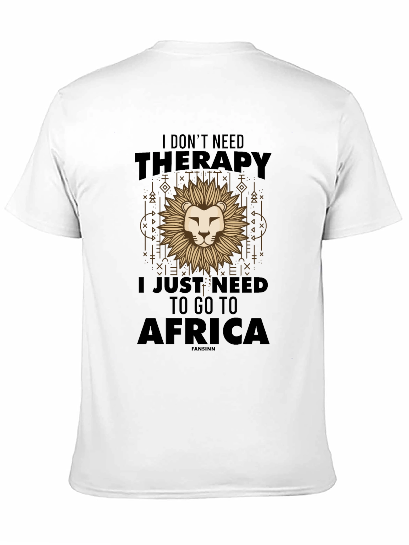 Africa Therapy Graphic T-Shirt - Mens Cotton Tee