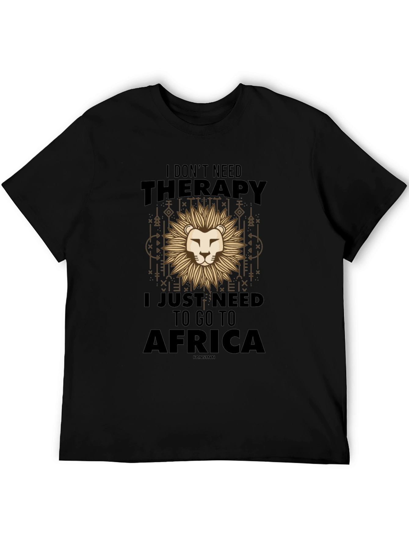 Africa Therapy Graphic T-Shirt - Mens Cotton Tee