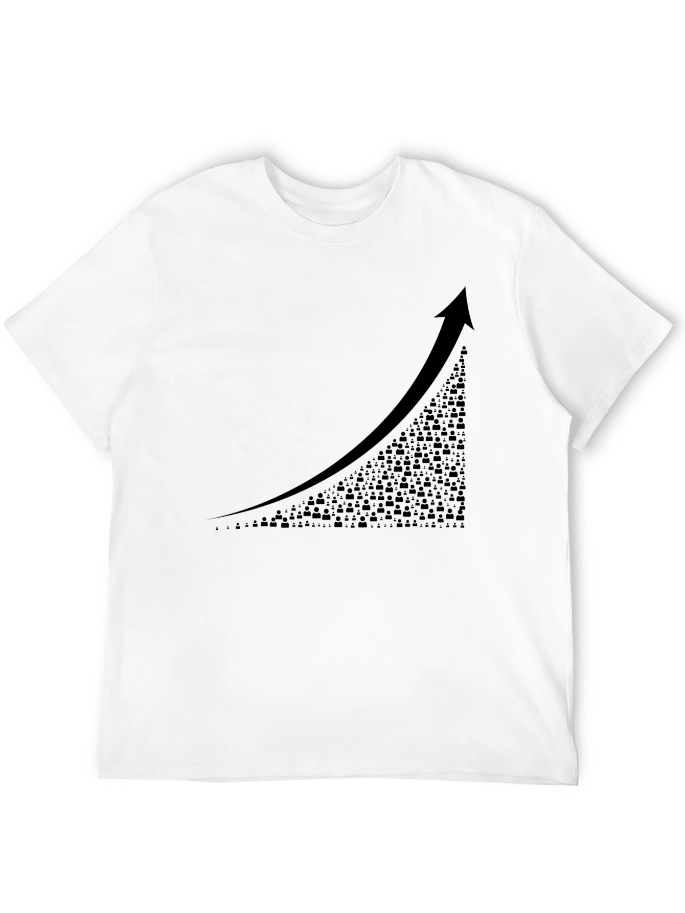Trending Upward Tee - Success Graphic T-Shirt