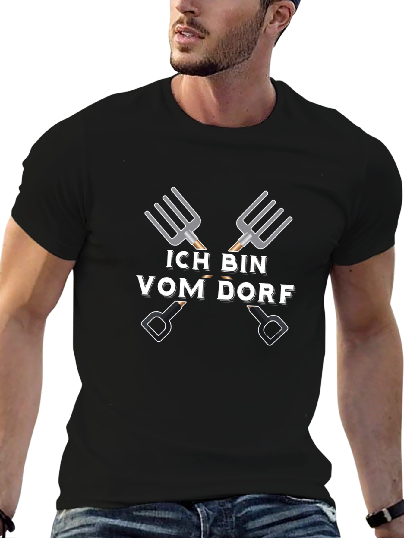 Ich Bin Vom Dorf Graphic T-Shirt