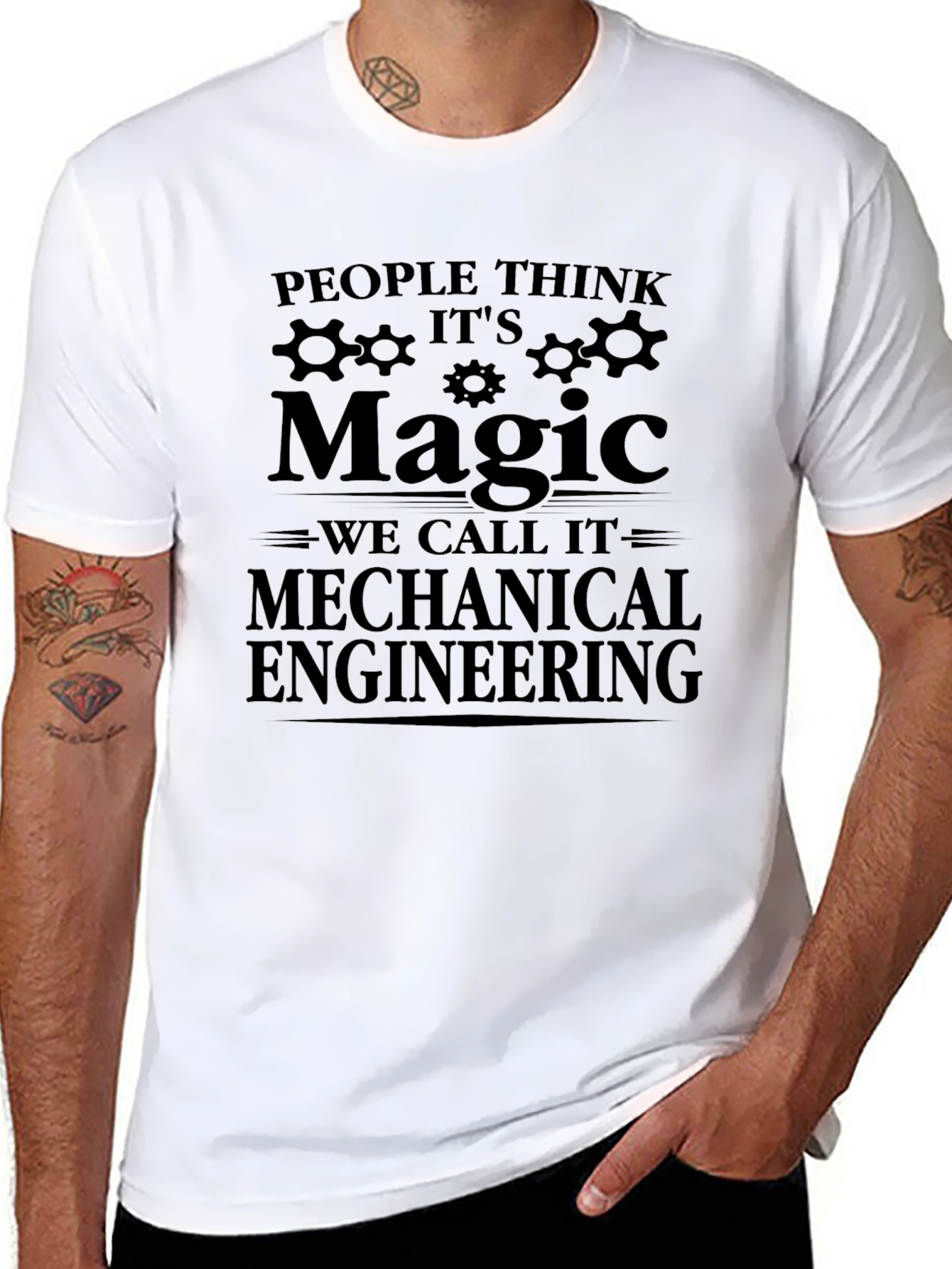 Mechanical Engineering Magic Funny T-Shirt