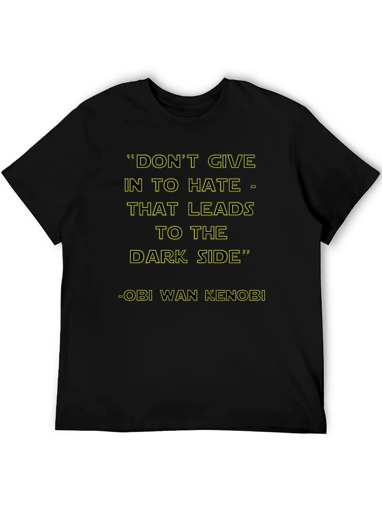 Star Wars Dark Side T-Shirt - Obi-Wan Kenobi Quote