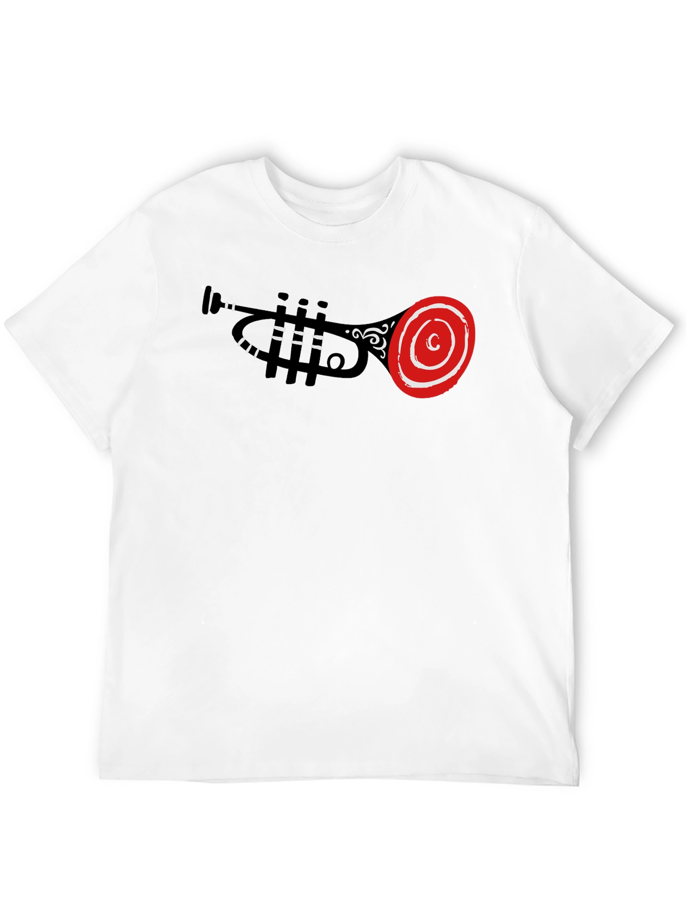 Trumpet Graphic Black T-Shirt
