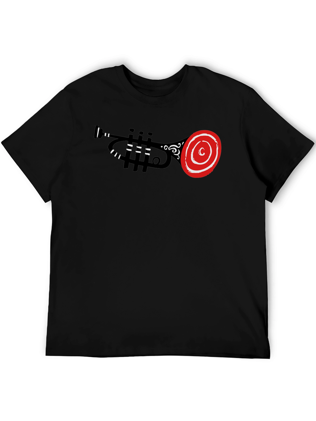 Trumpet Graphic Black T-Shirt