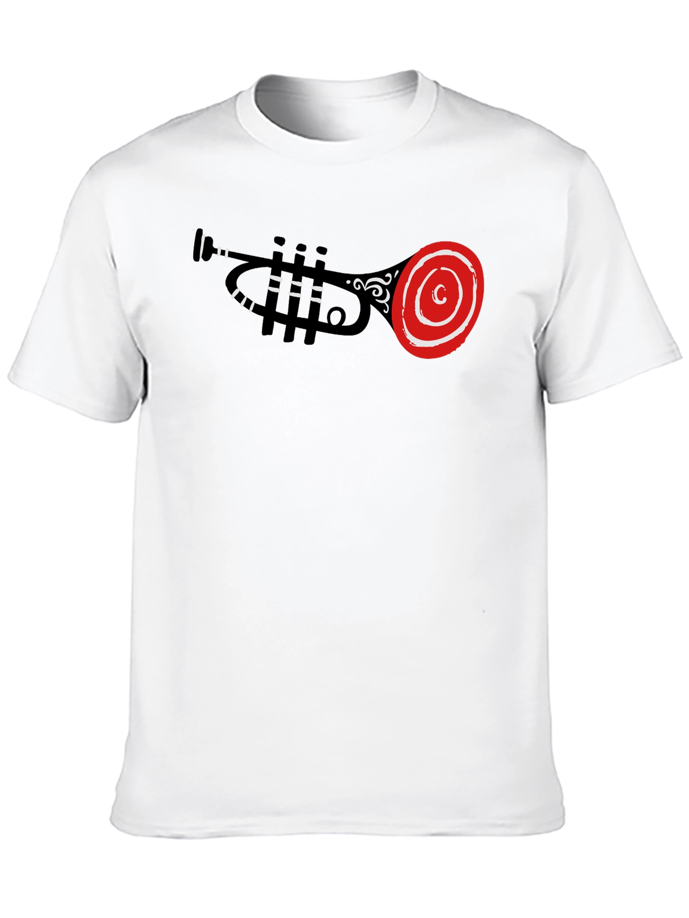 Trumpet Graphic Black T-Shirt