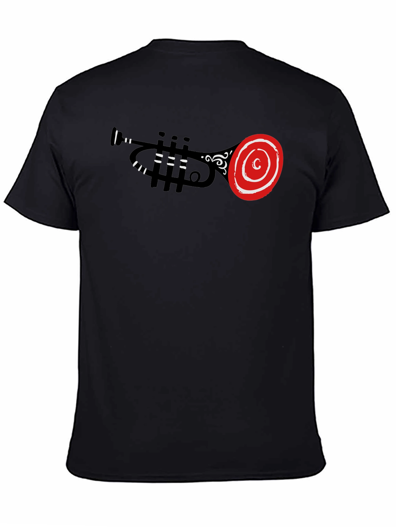 Trumpet Graphic Black T-Shirt