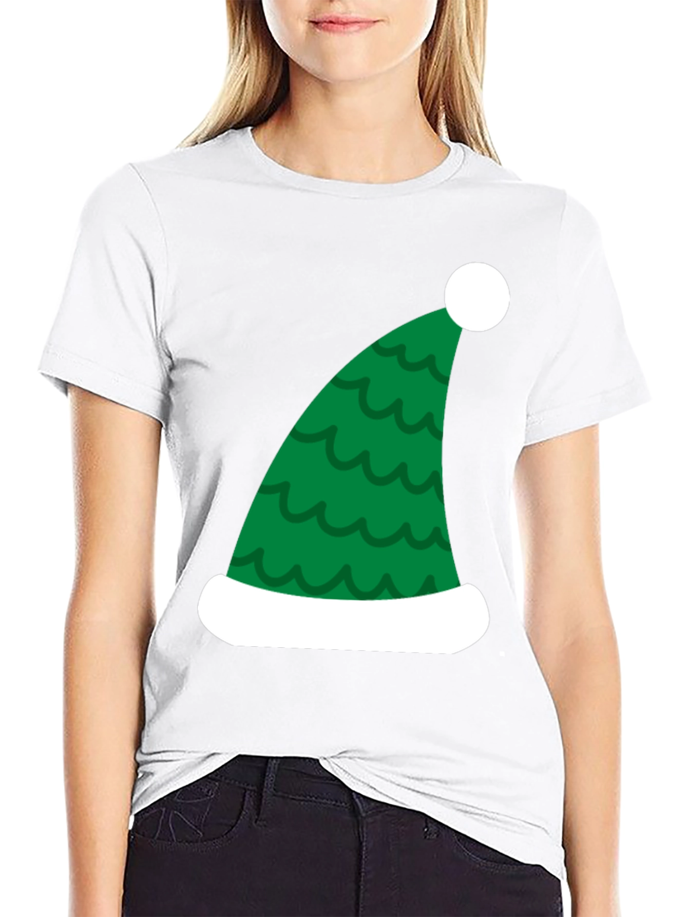 Festive Elf Hat Graphic Tee
