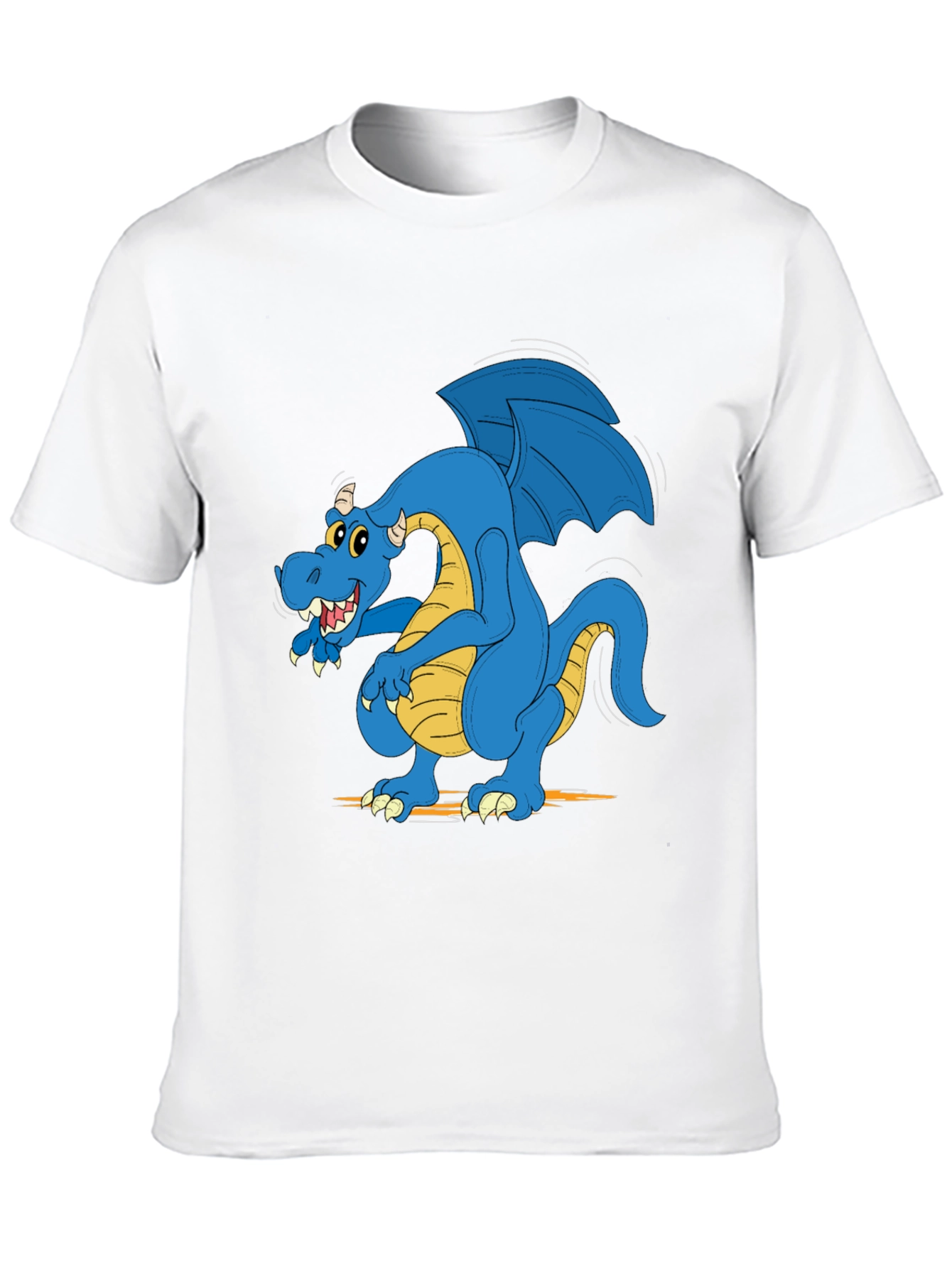 Blue Dragon Graphic Tee - Mens Black T-Shirt