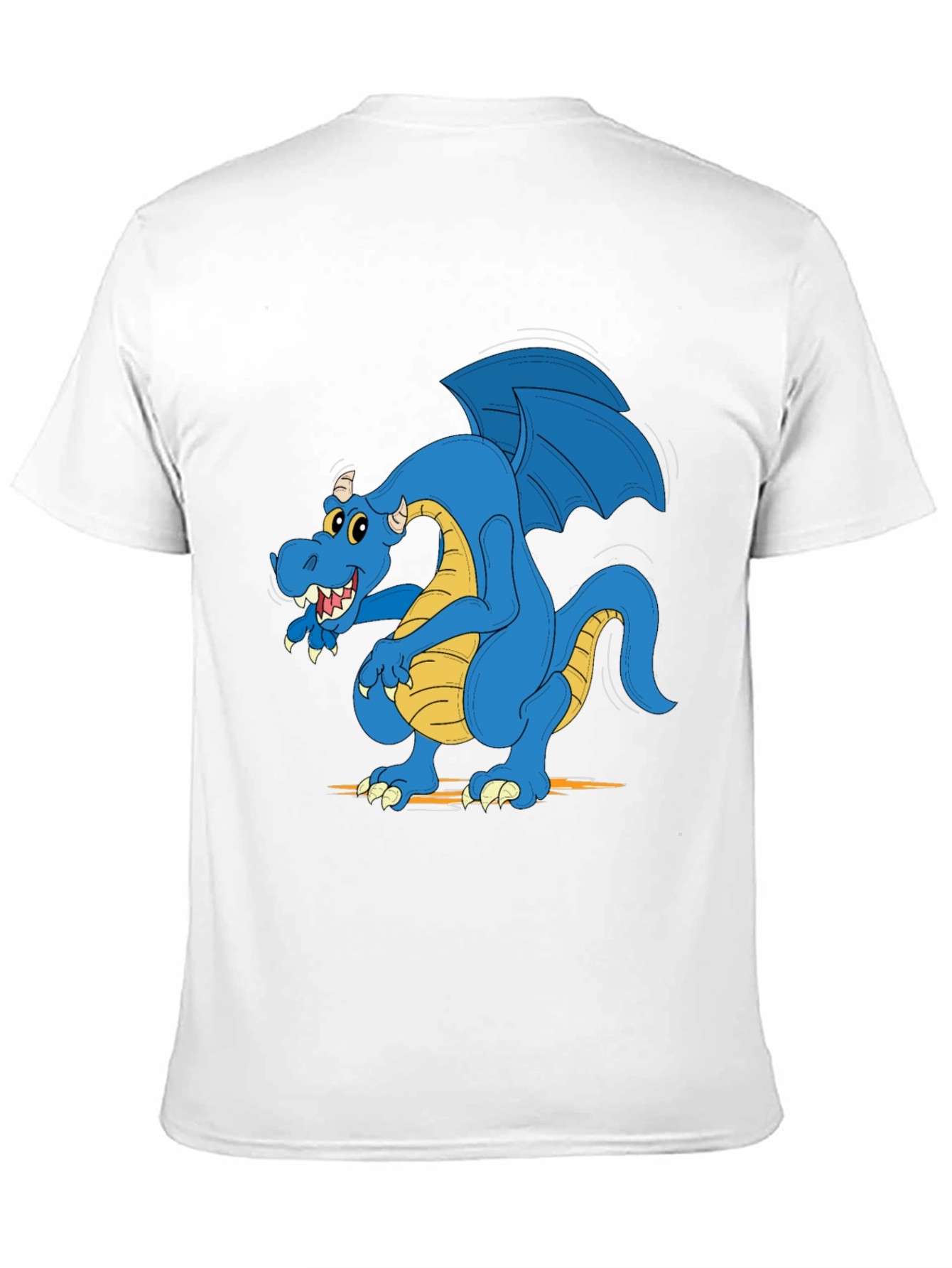 Blue Dragon Graphic Tee - Mens Black T-Shirt