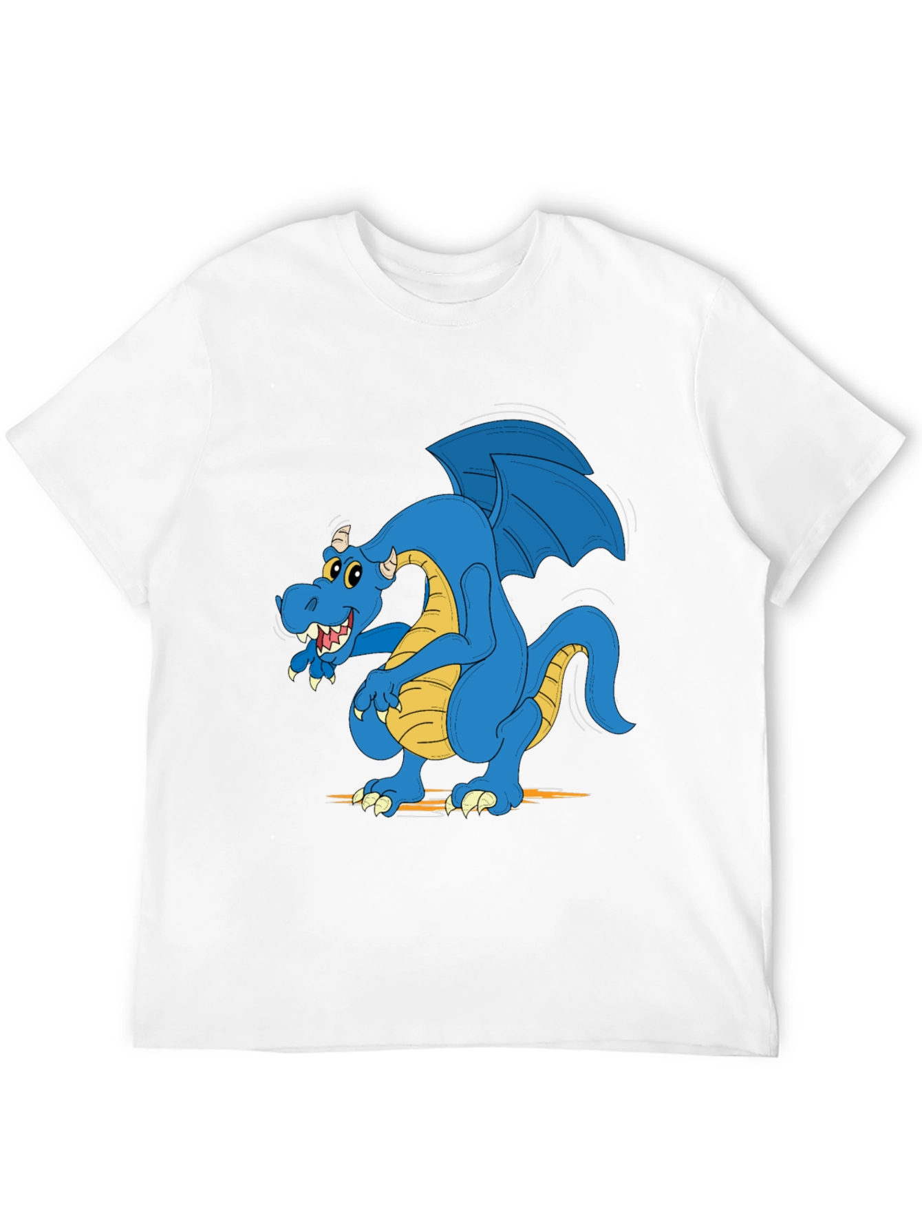 Blue Dragon Graphic Tee - Mens Black T-Shirt