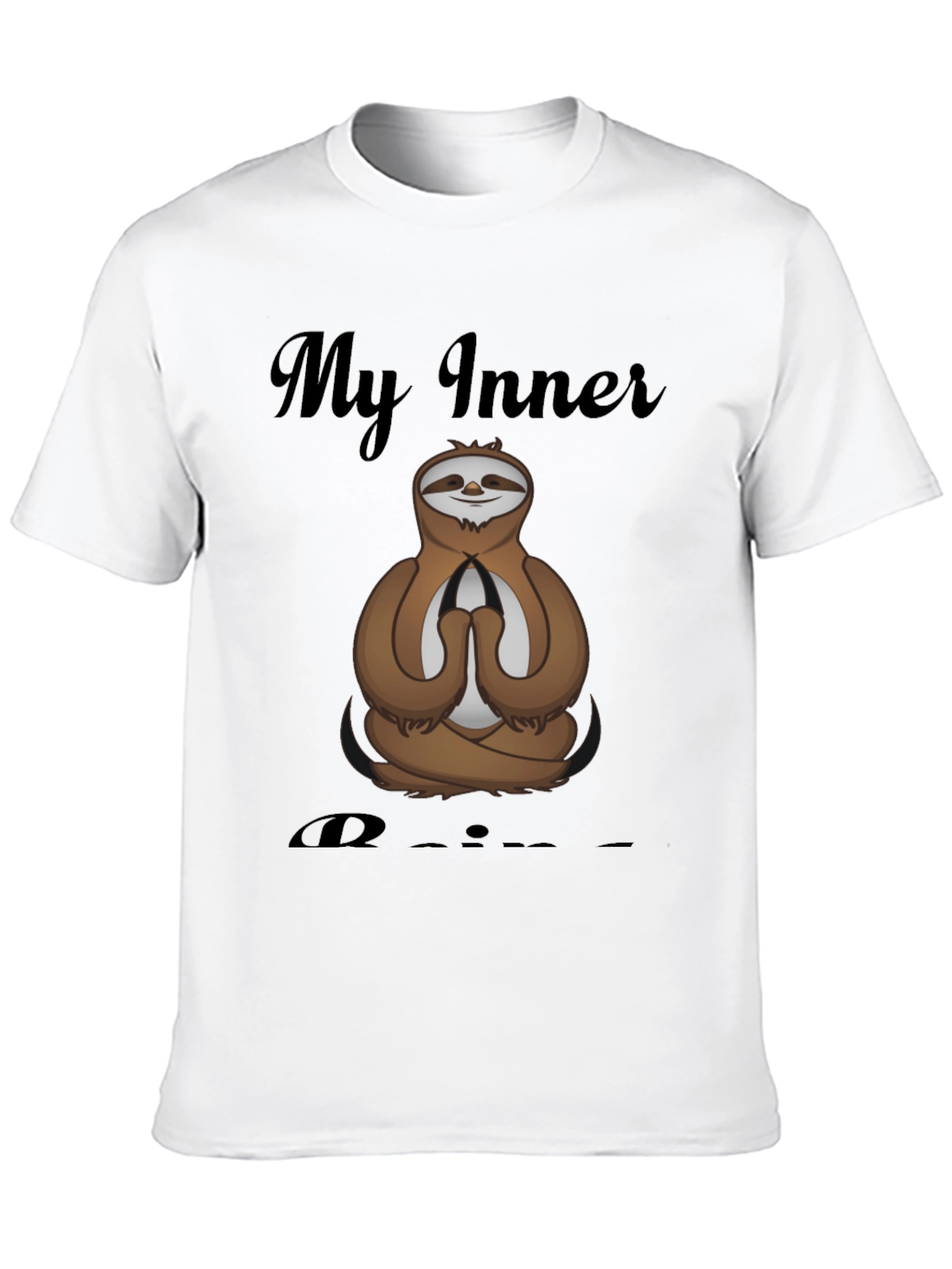 Zen Sloth T-Shirt - Inner Peace & Comfort