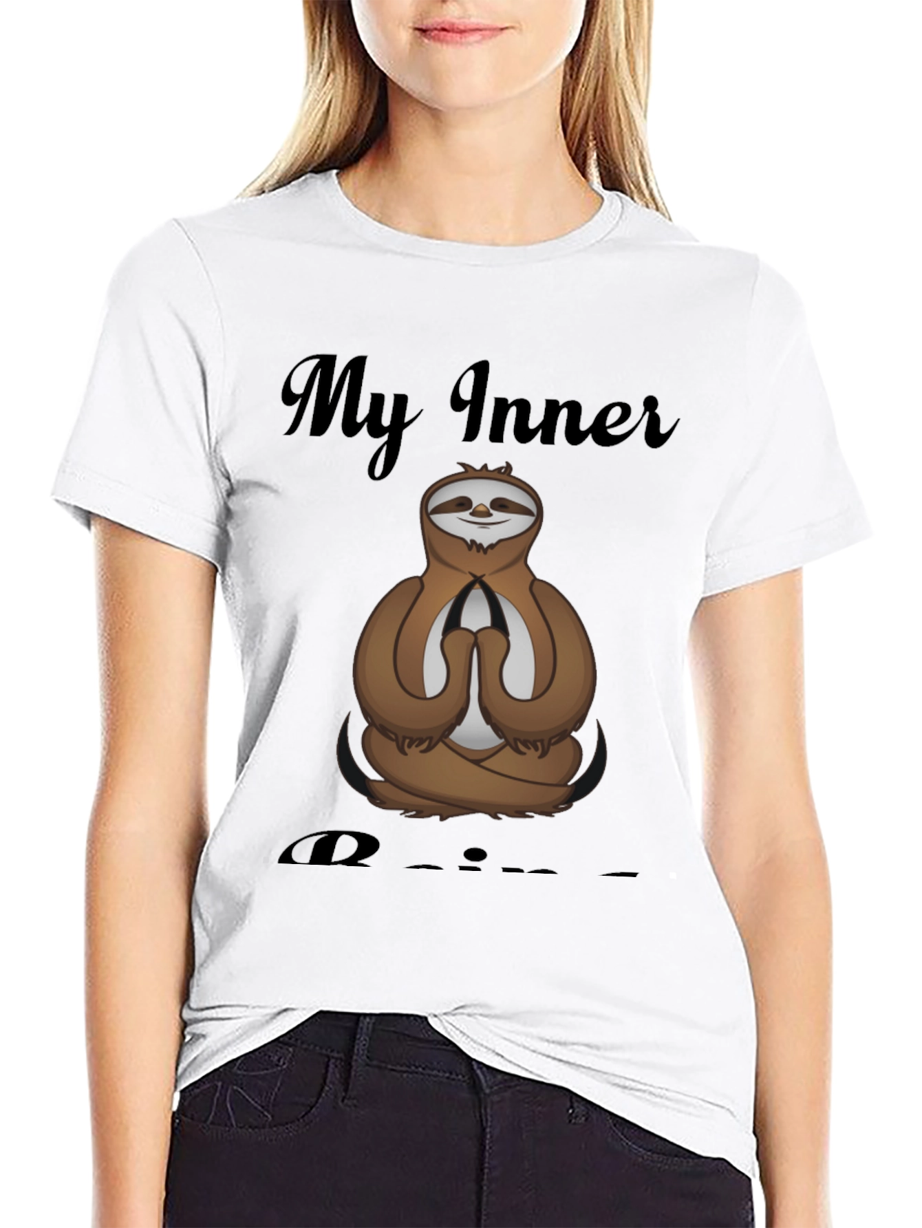 Zen Sloth T-Shirt - Inner Peace & Comfort