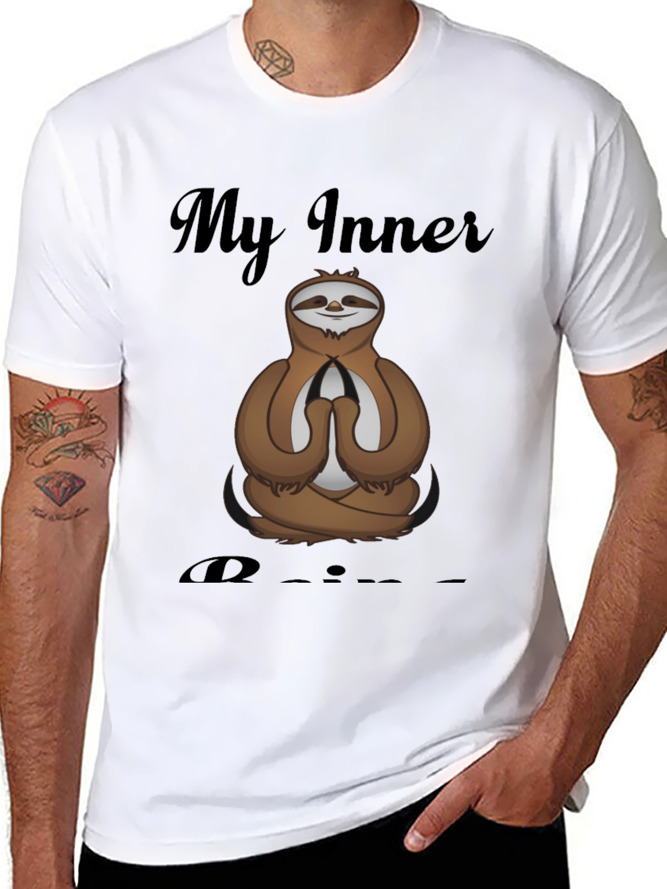Zen Sloth T-Shirt - Inner Peace & Comfort