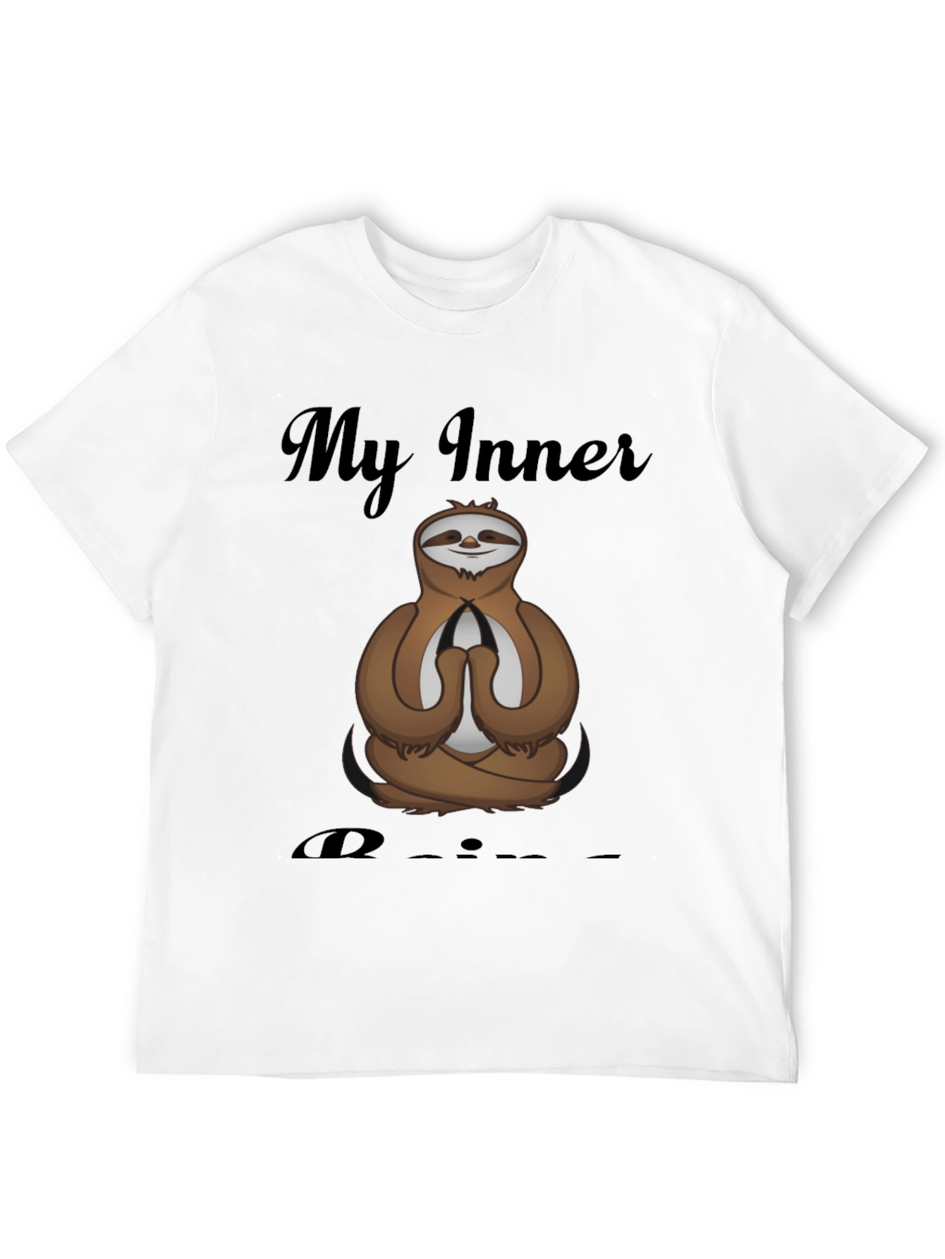 Zen Sloth T-Shirt - Inner Peace & Comfort
