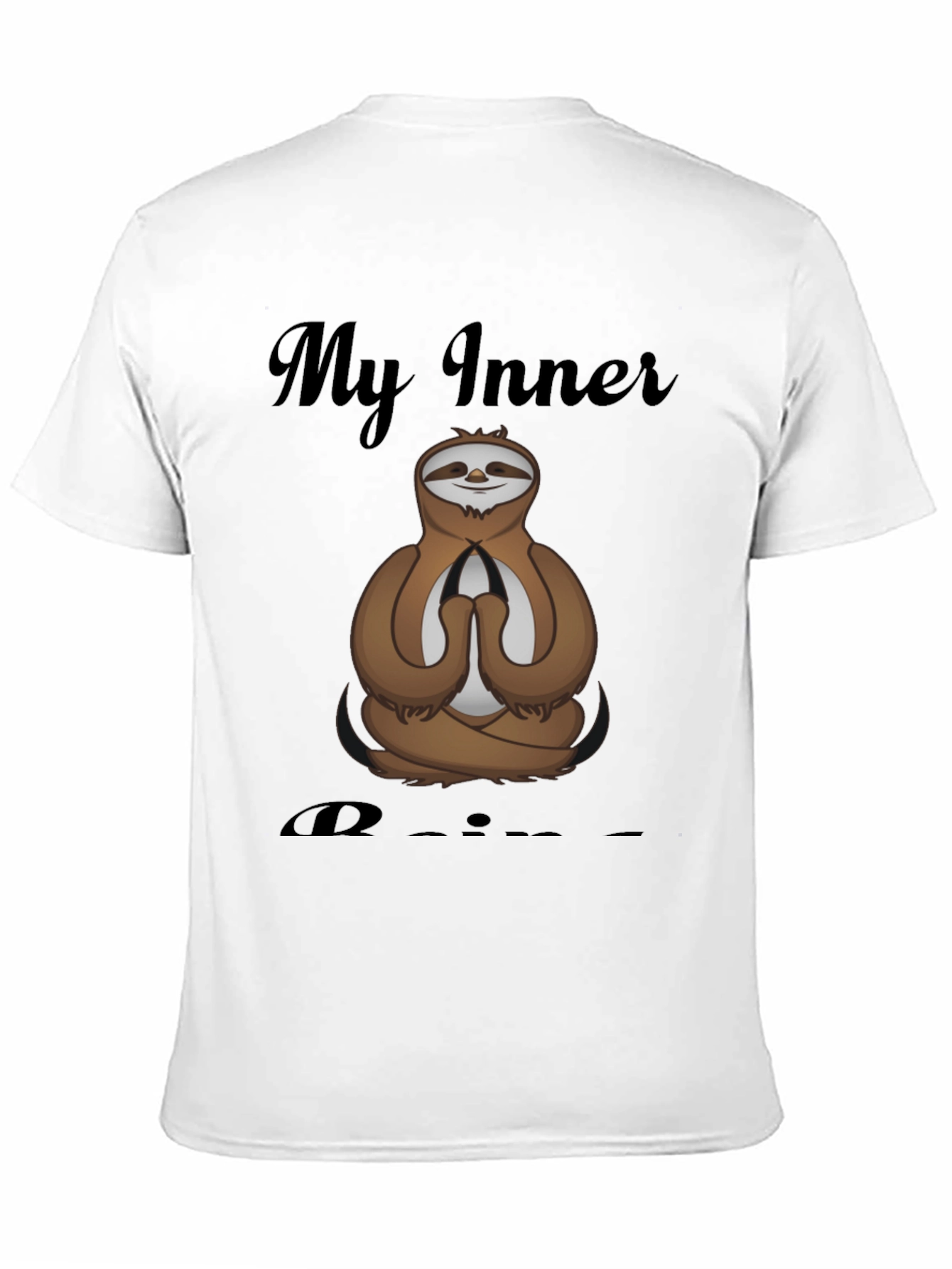 Zen Sloth T-Shirt - Inner Peace & Comfort