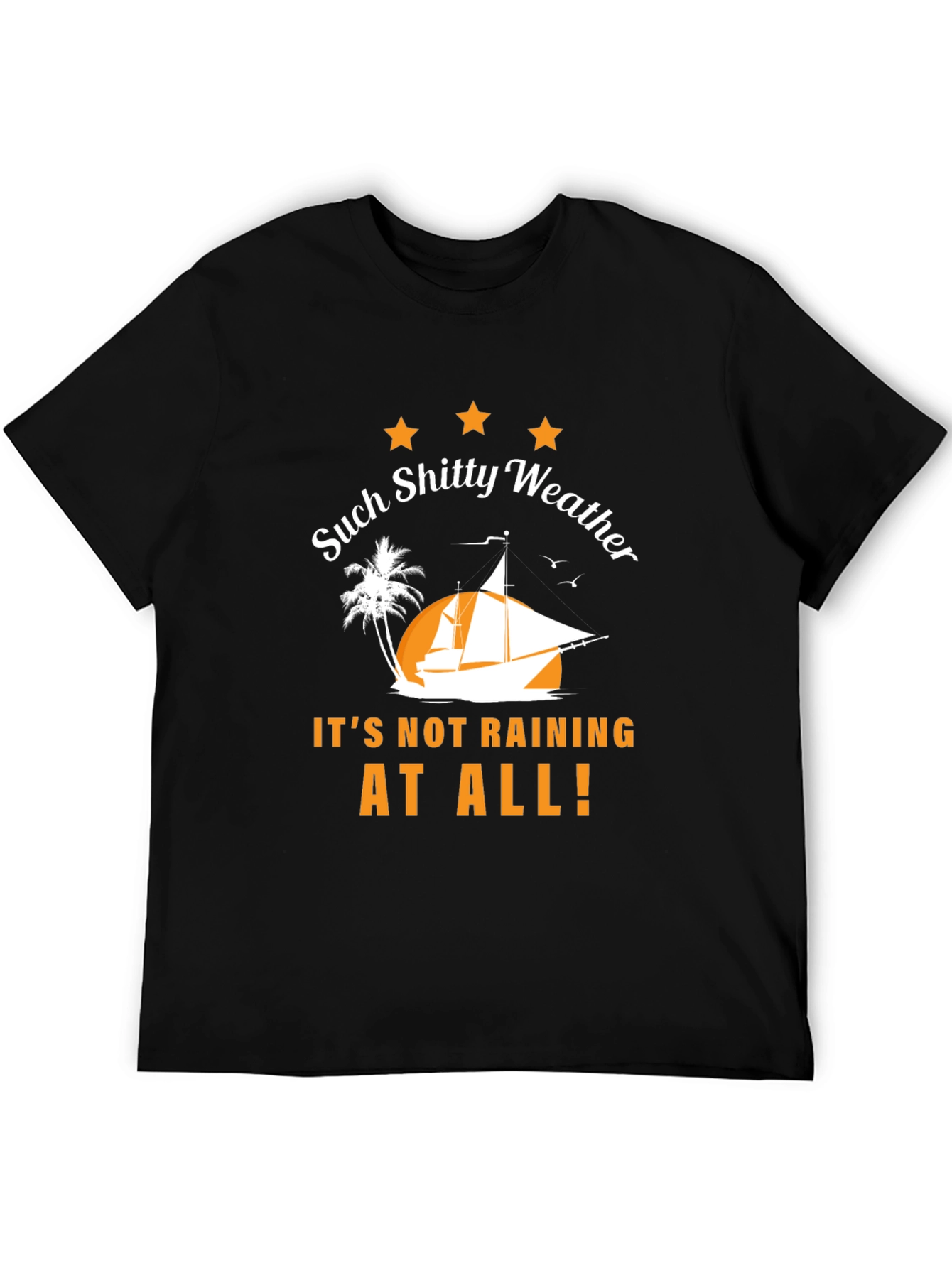 Humorous Such Shitty Weather Graphic Tee