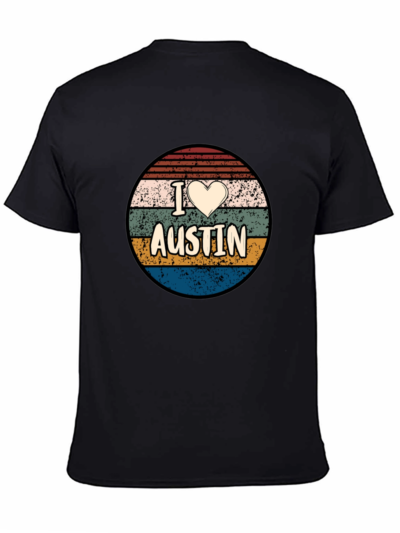 I Heart Austin Retro T-Shirt