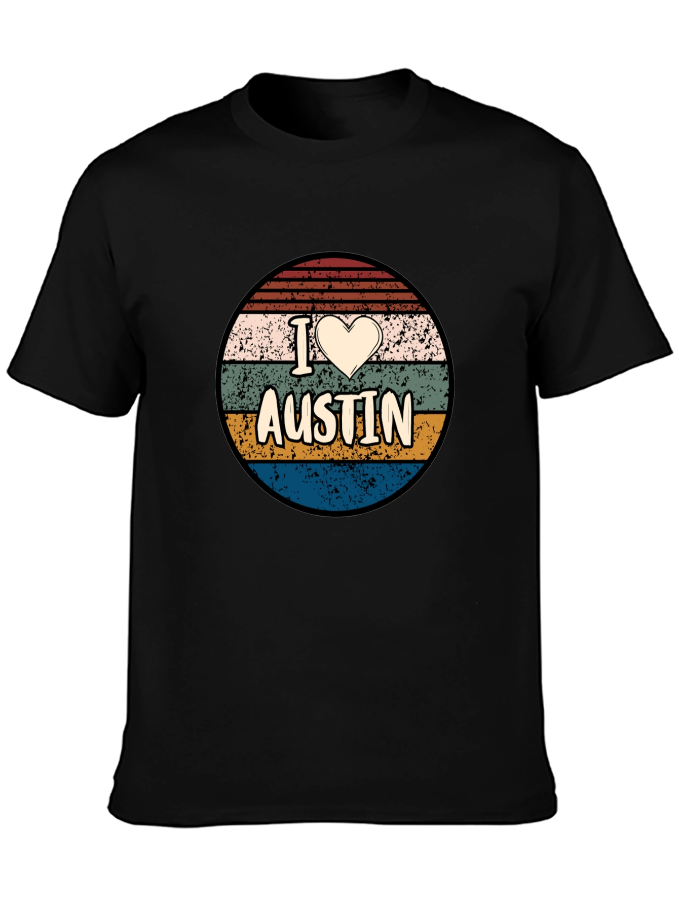I Heart Austin Retro T-Shirt