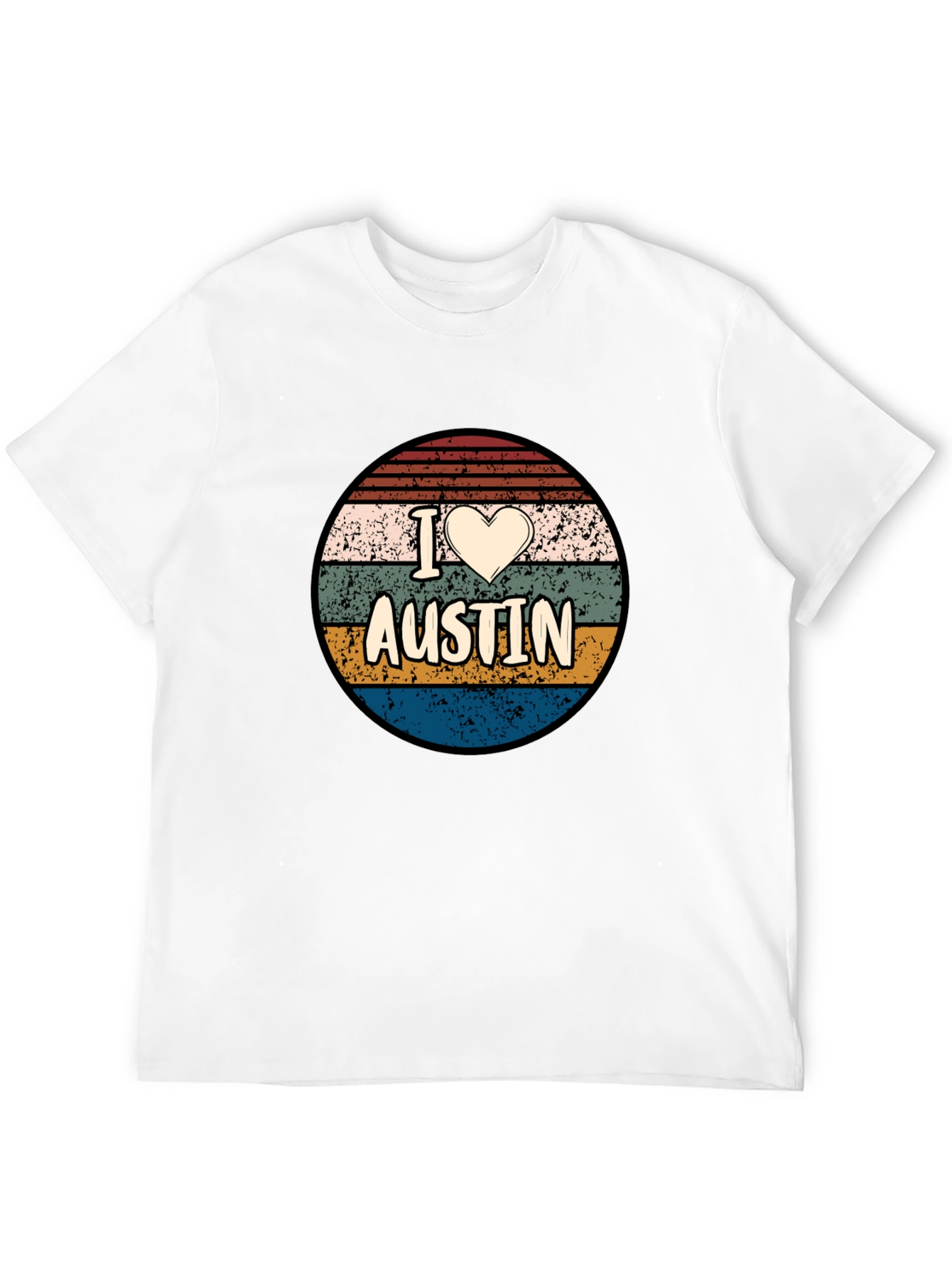I Heart Austin Retro T-Shirt