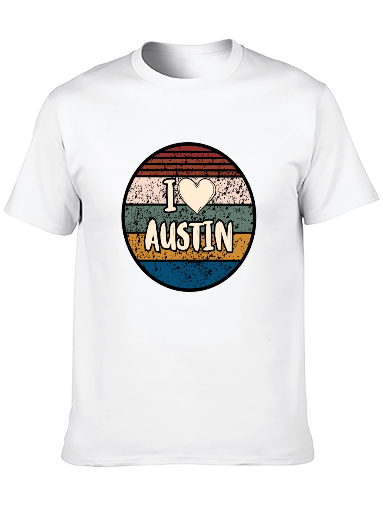 I Heart Austin Retro T-Shirt