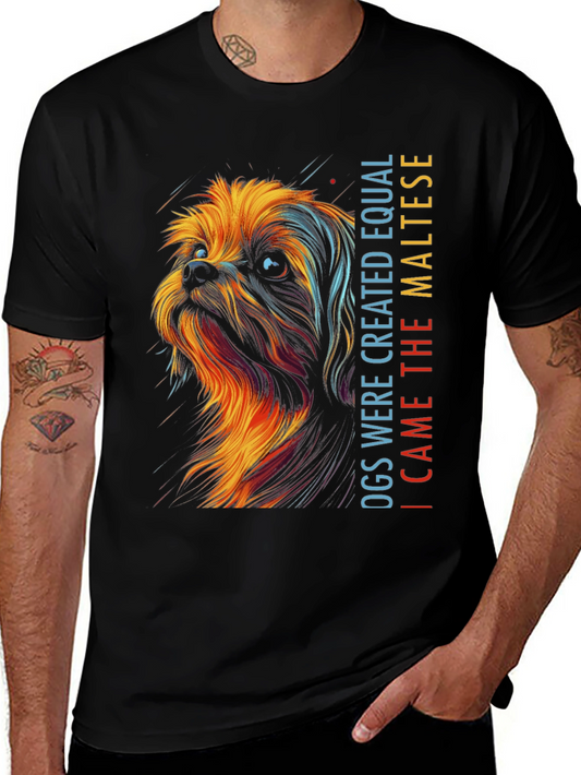 Maltese Dog Graphic T-Shirt - Unisex