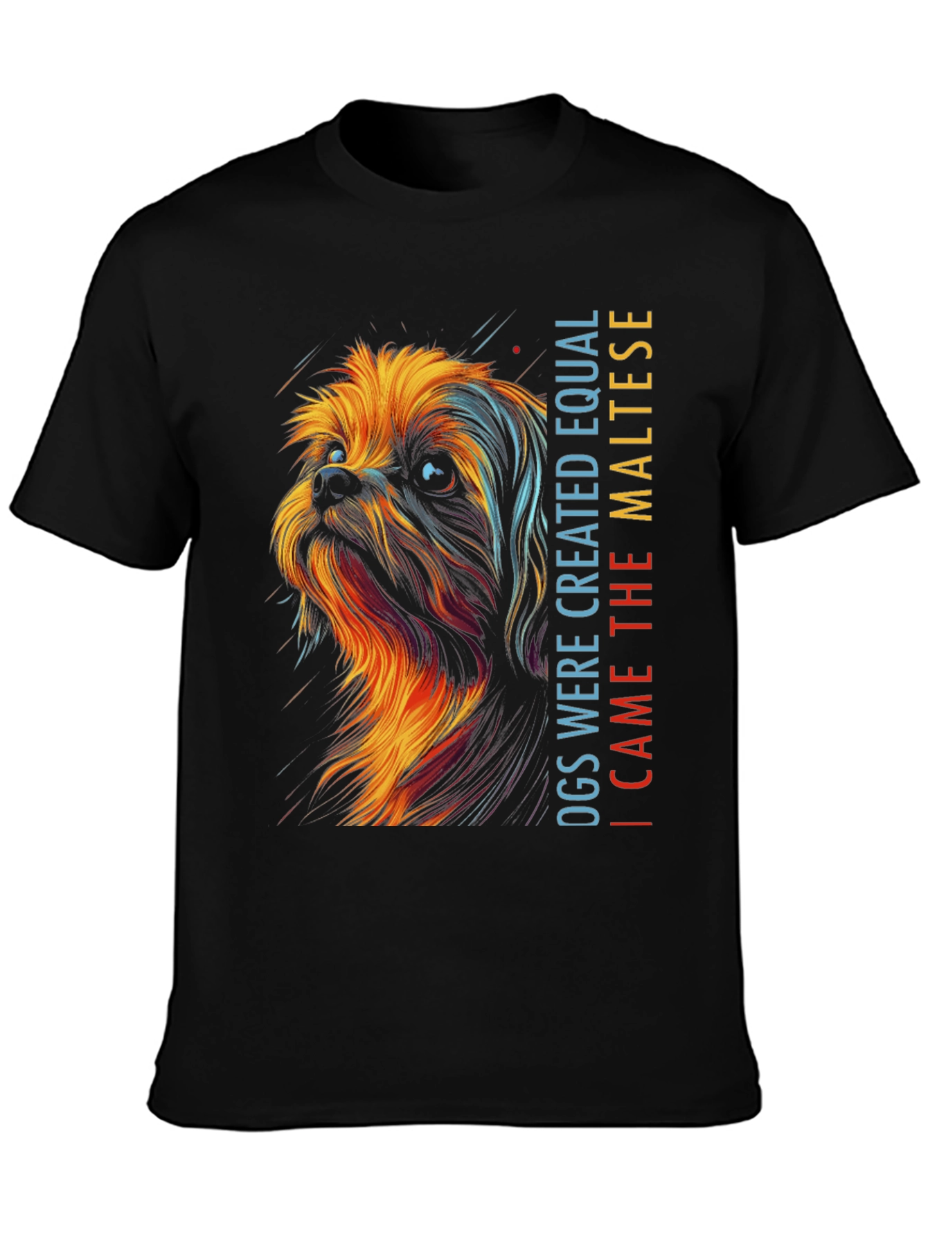 Maltese Dog Graphic T-Shirt - Unisex