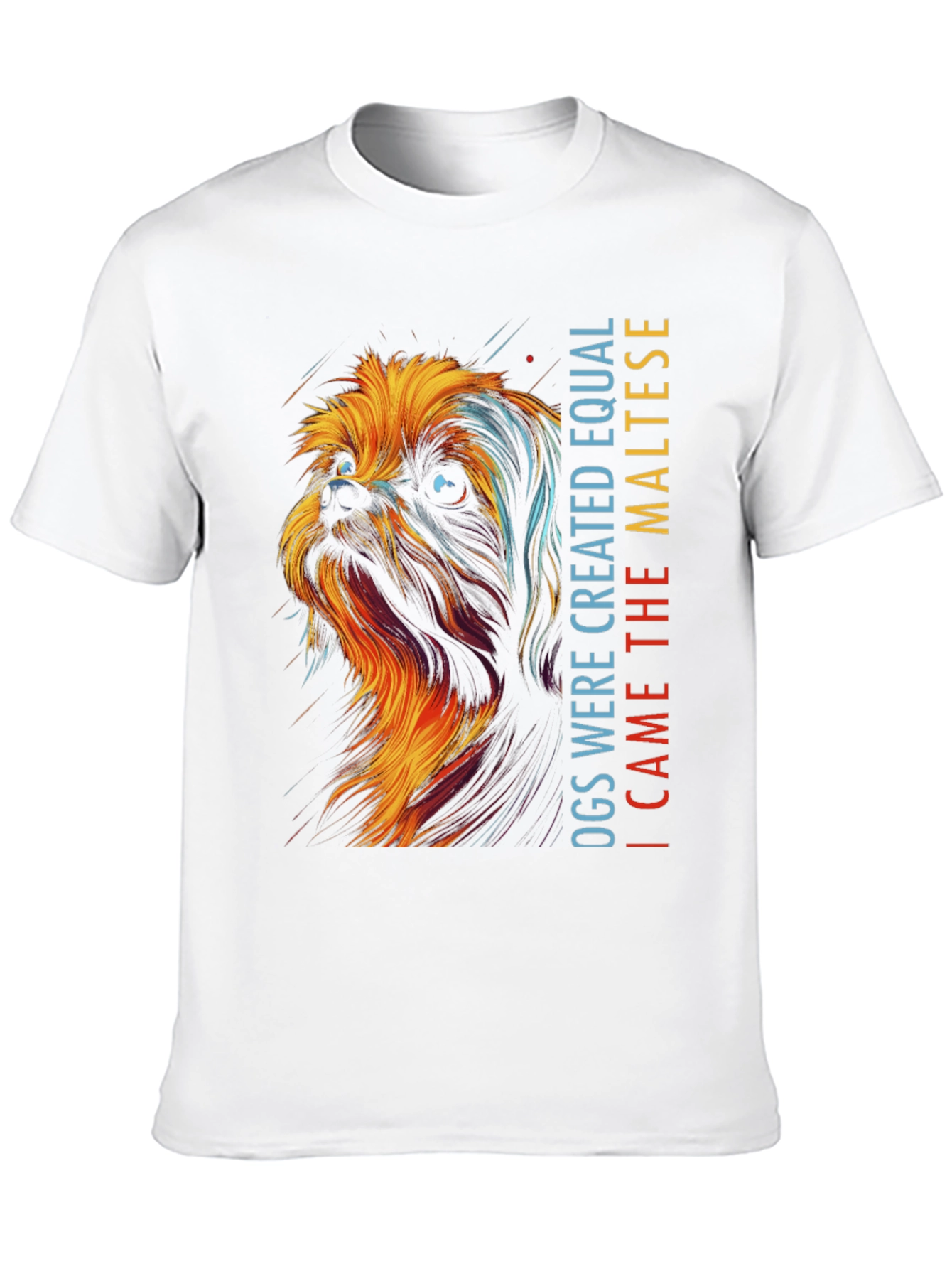 Maltese Dog Graphic T-Shirt - Unisex