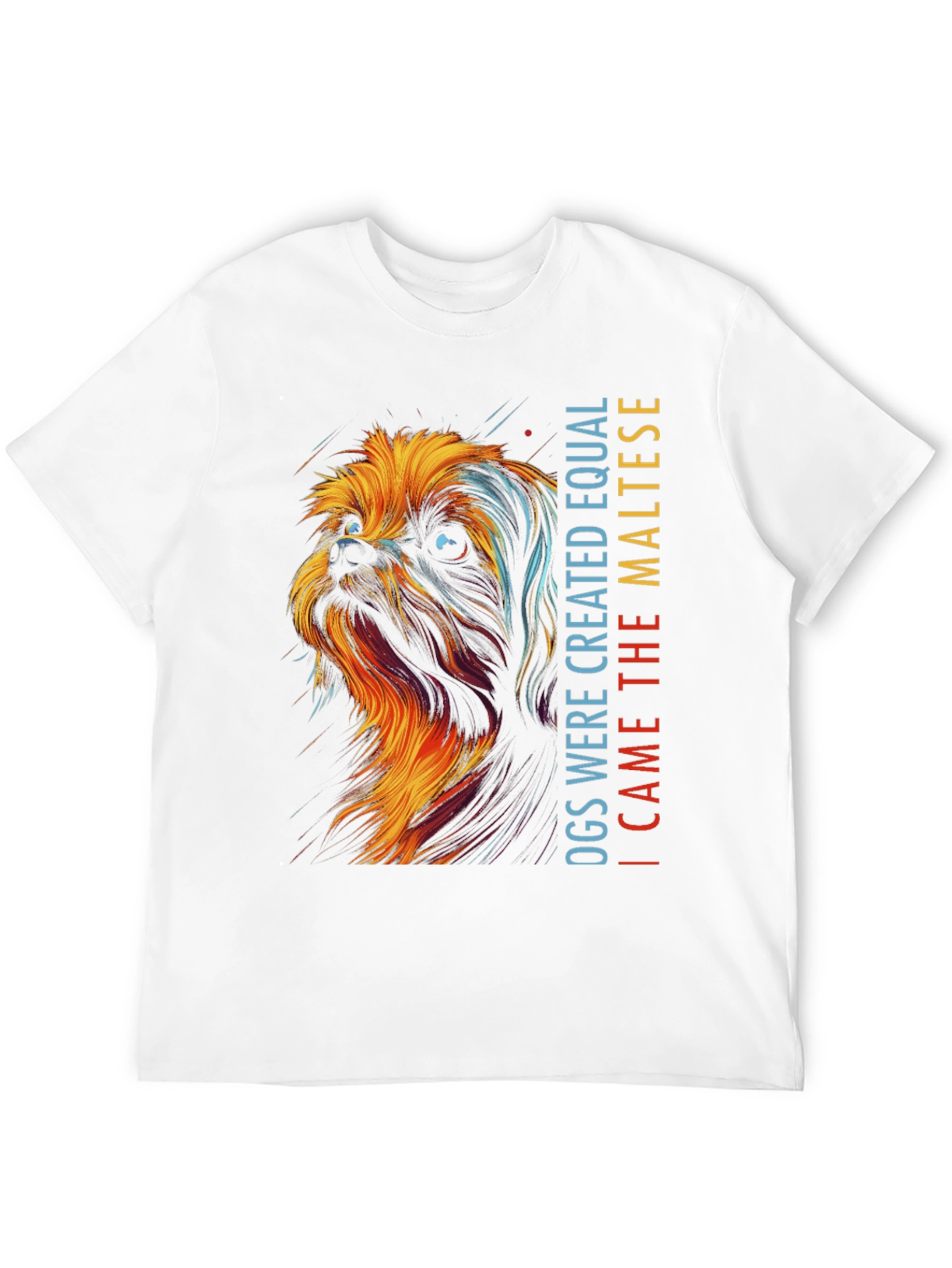 Maltese Dog Graphic T-Shirt - Unisex