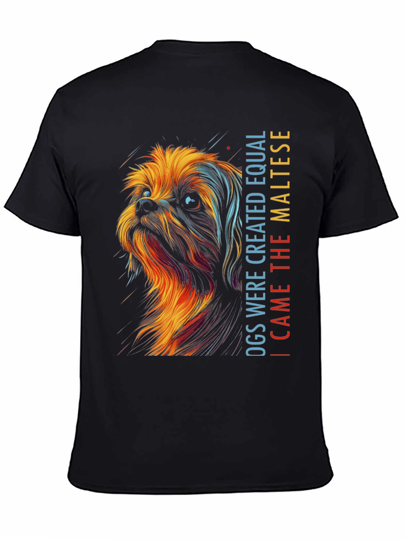 Maltese Dog Graphic T-Shirt - Unisex
