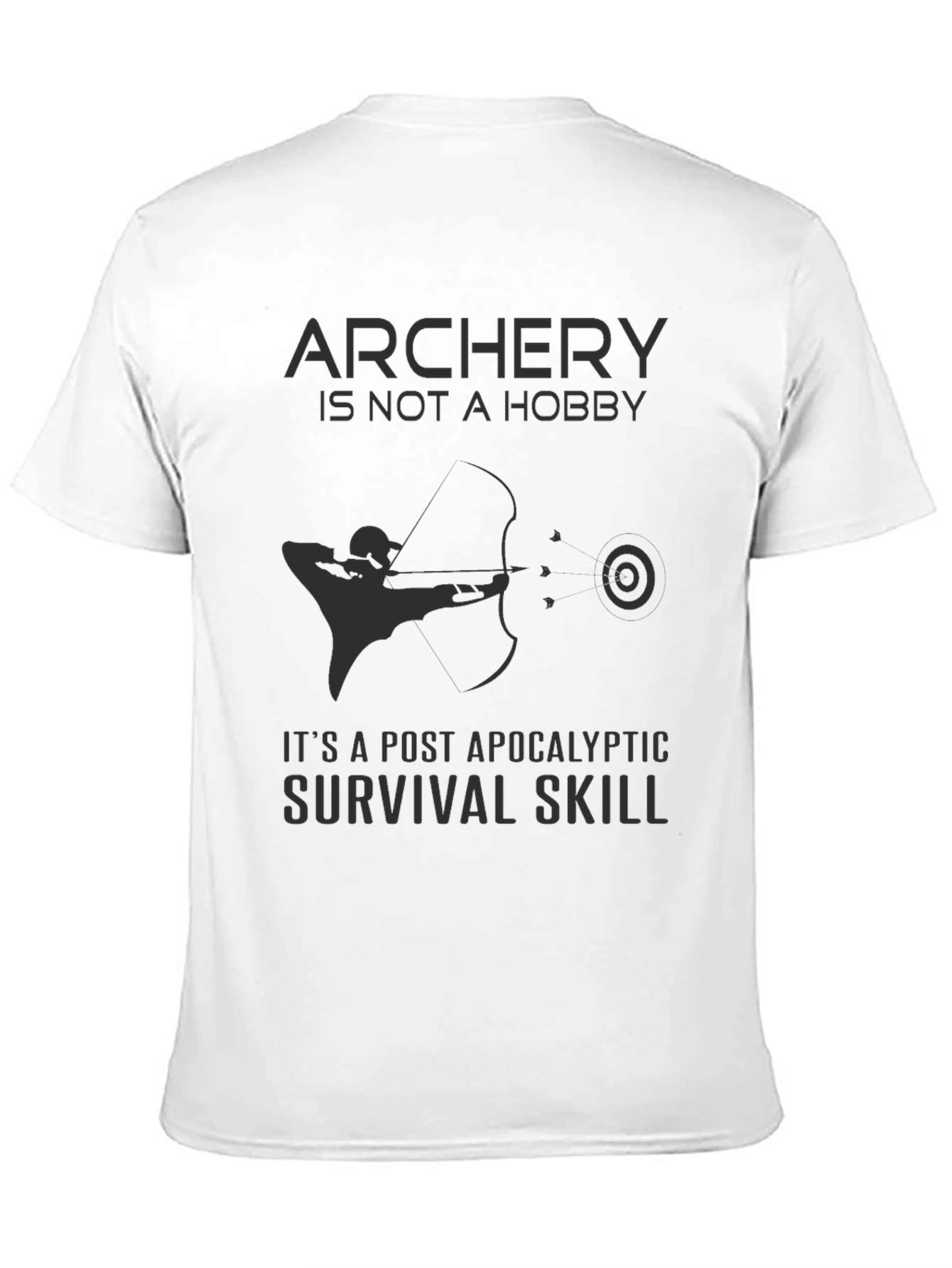 Archery Survival Skill T-Shirt | Post Apocalyptic Style