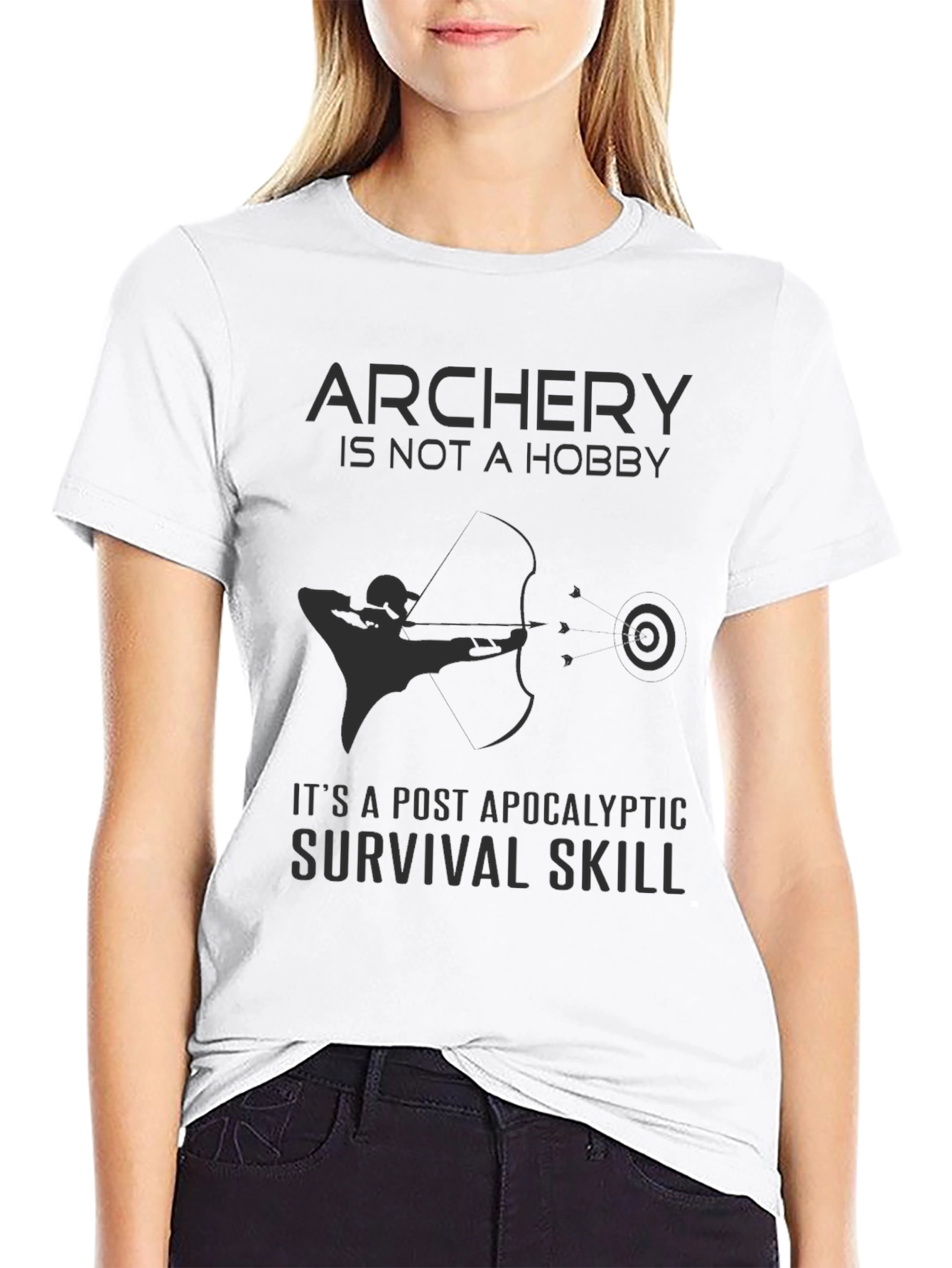 Archery Survival Skill T-Shirt | Post Apocalyptic Style