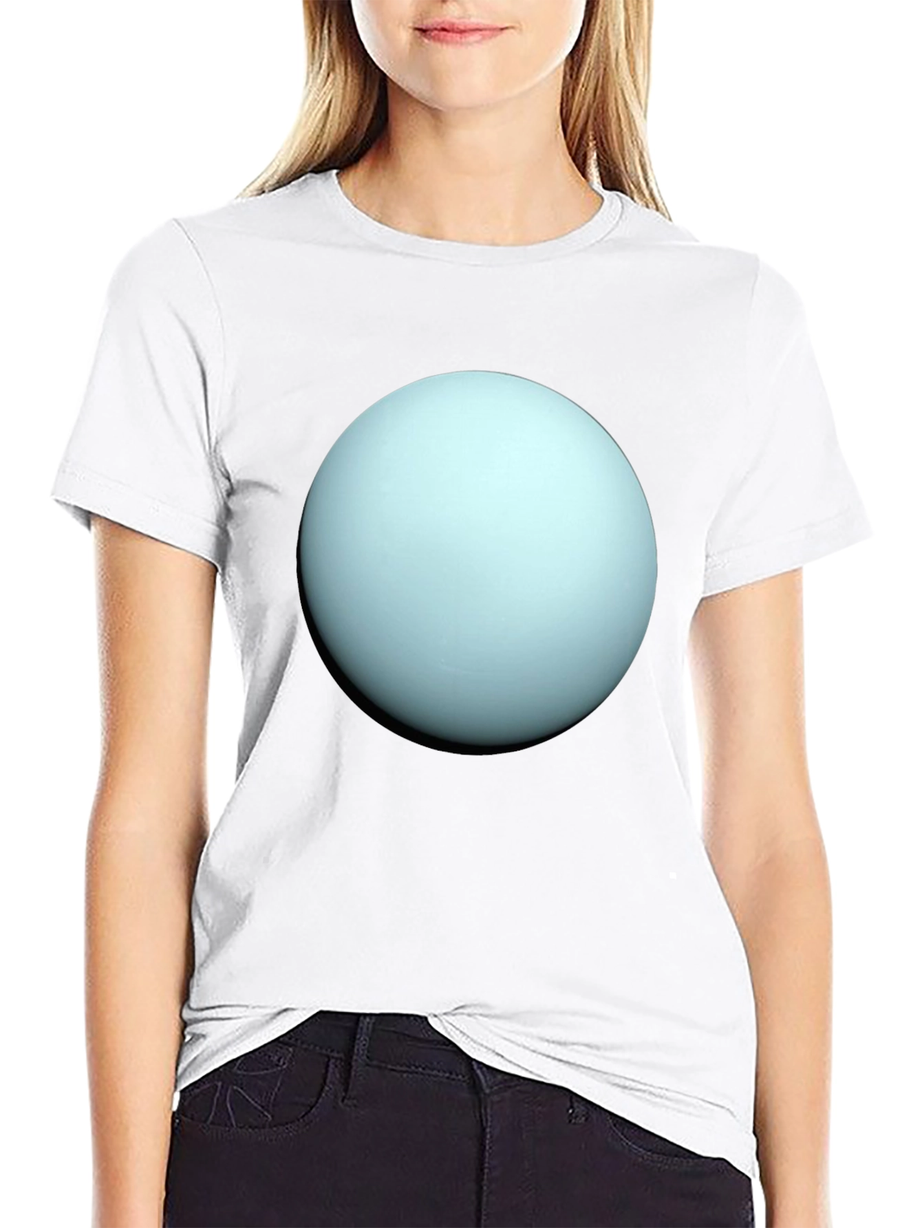 Uranus Graphic T-Shirt - Black Cotton Tee
