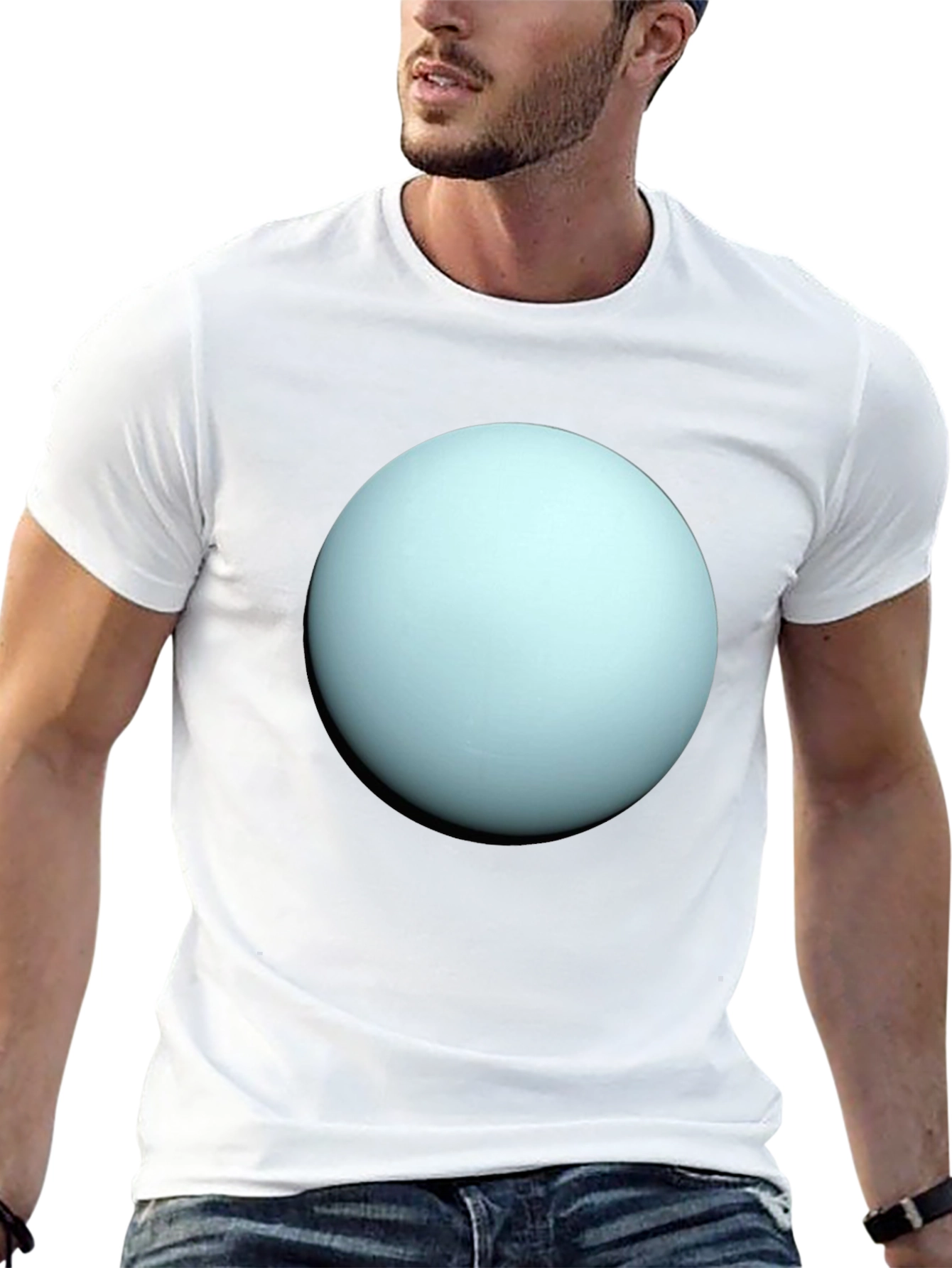 Uranus Graphic T-Shirt - Black Cotton Tee