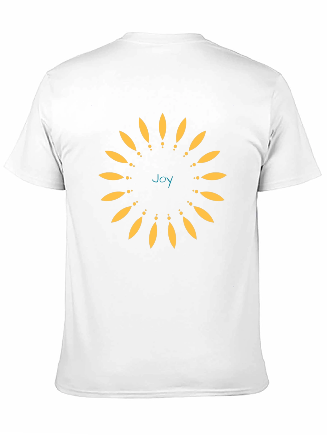 Joy Floral Tee - Black Cotton Blend Shirt