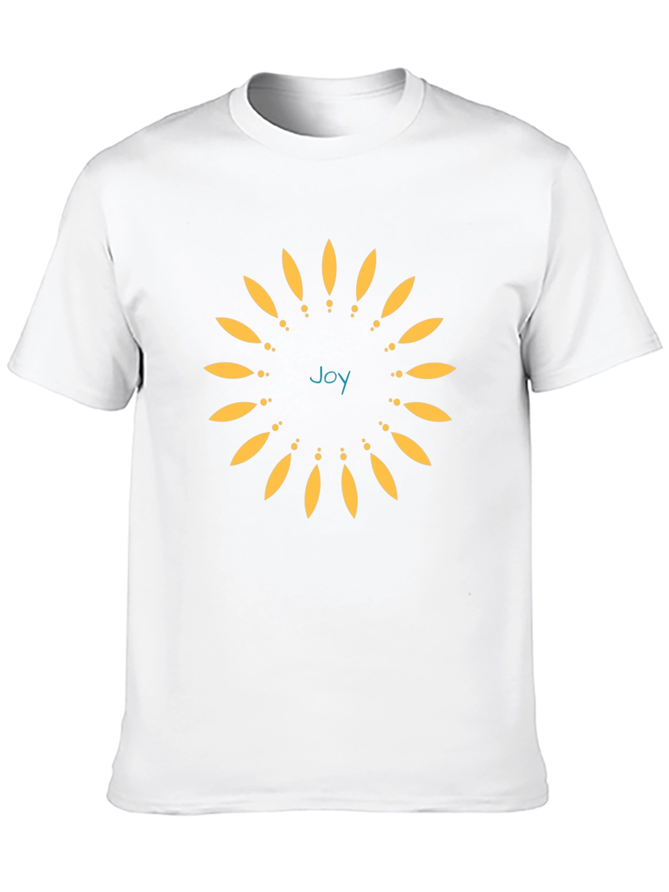 Joy Floral Tee - Black Cotton Blend Shirt