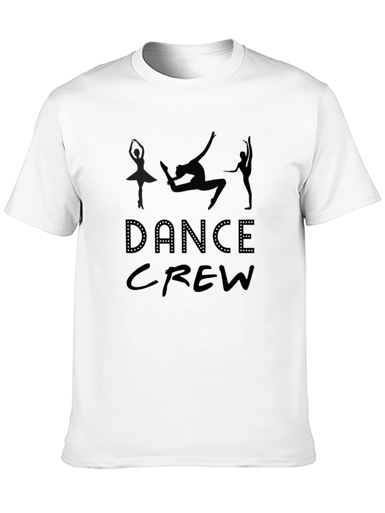 Dance Crew Graphic Tee - Black