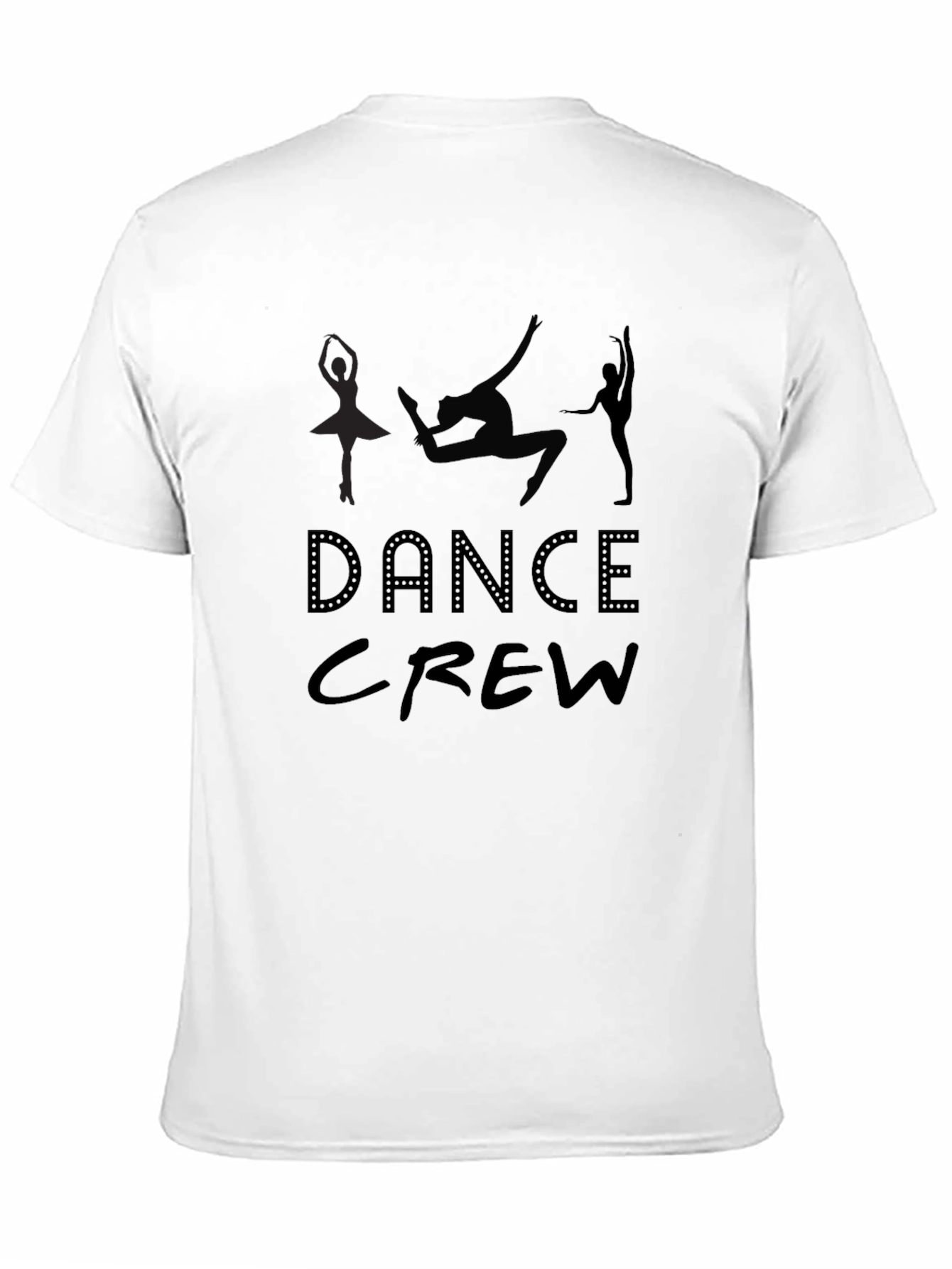 Dance Crew Graphic Tee - Black