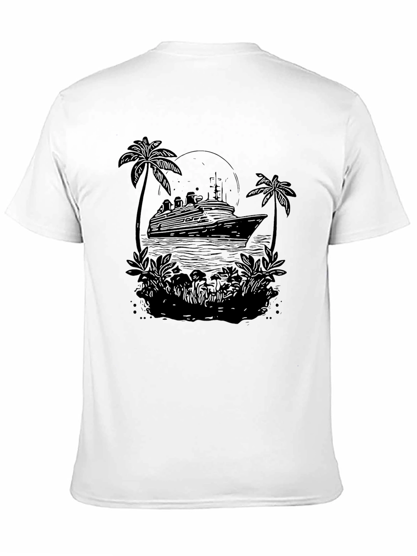 Cruise Ship Graphic T-Shirt - Island Getaway