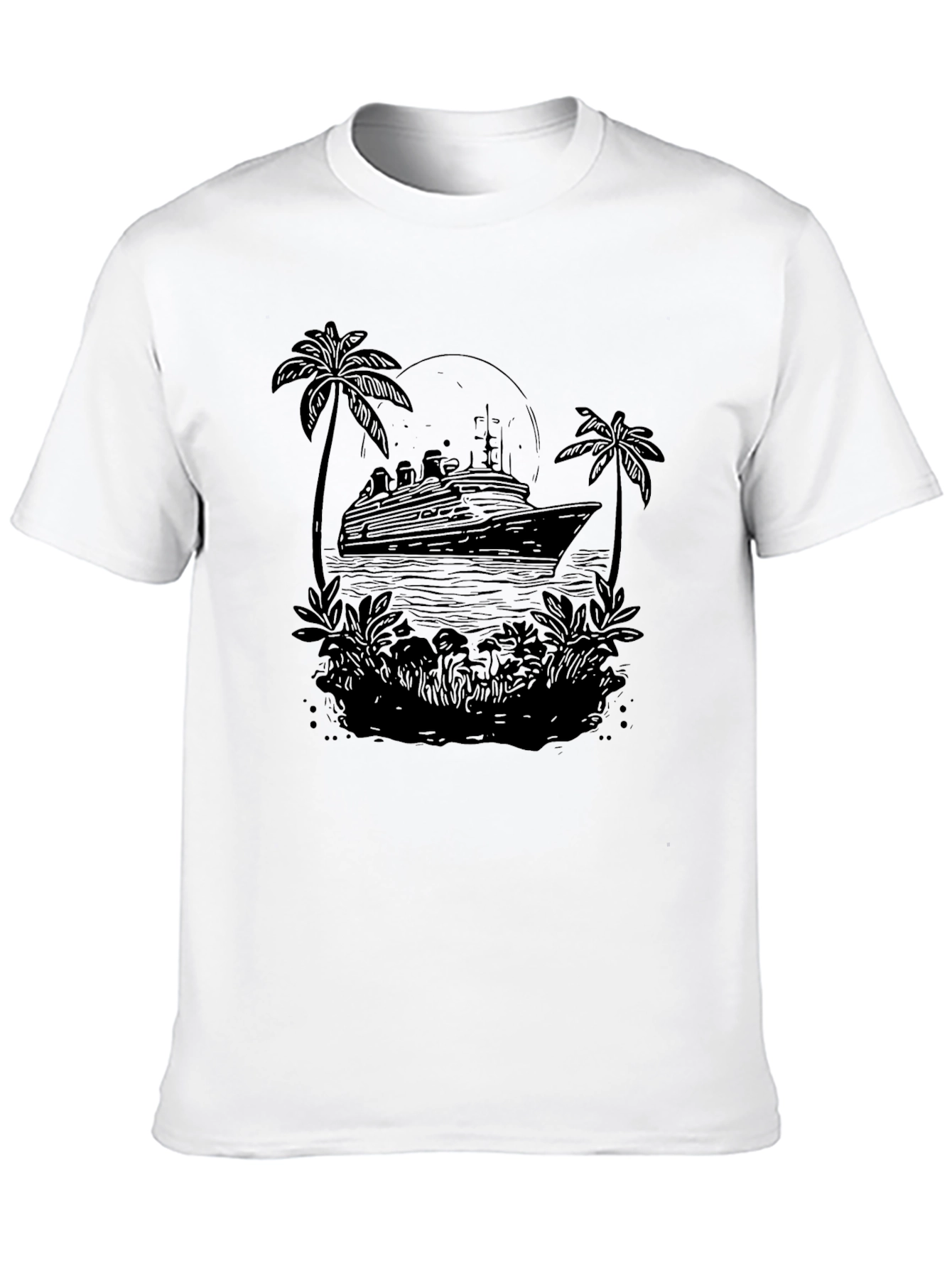 Cruise Ship Graphic T-Shirt - Island Getaway