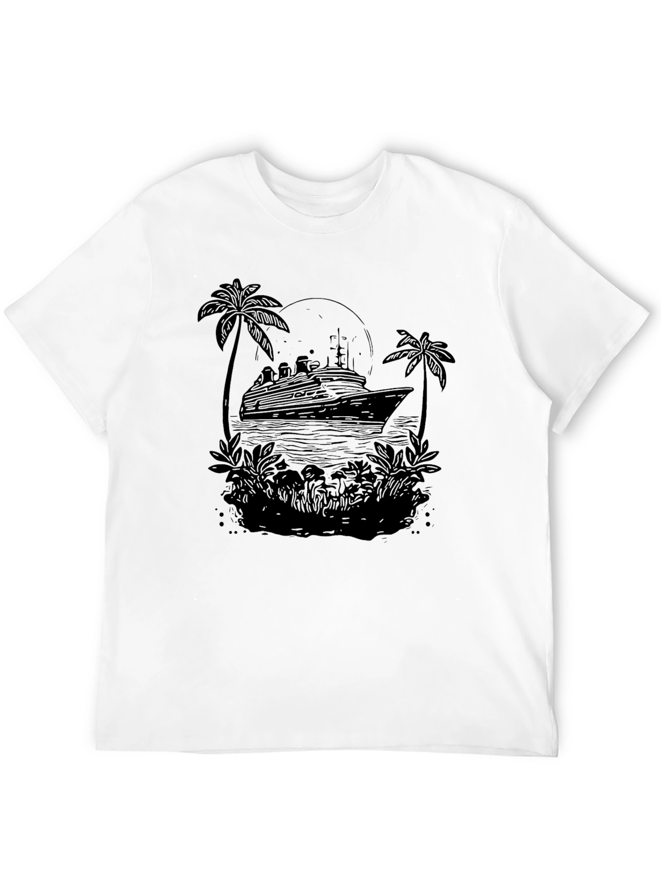Cruise Ship Graphic T-Shirt - Island Getaway