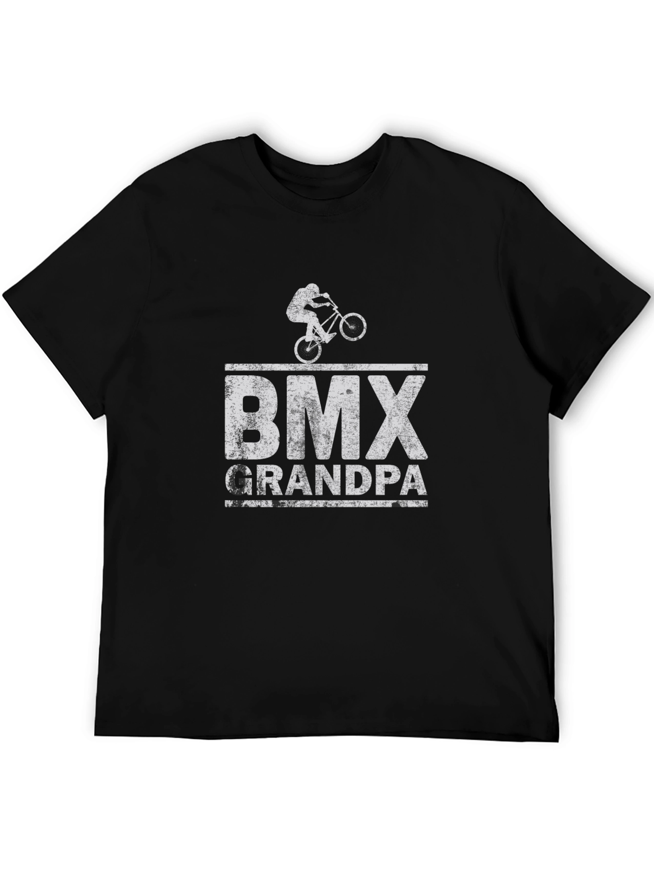 BMX Grandpa Graphic Tee - Black