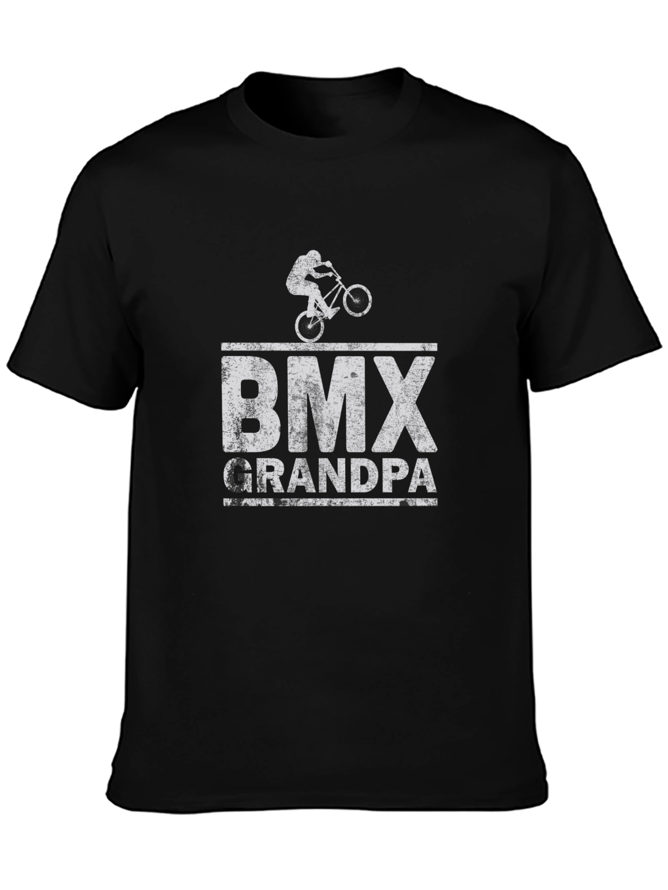 BMX Grandpa Graphic Tee - Black