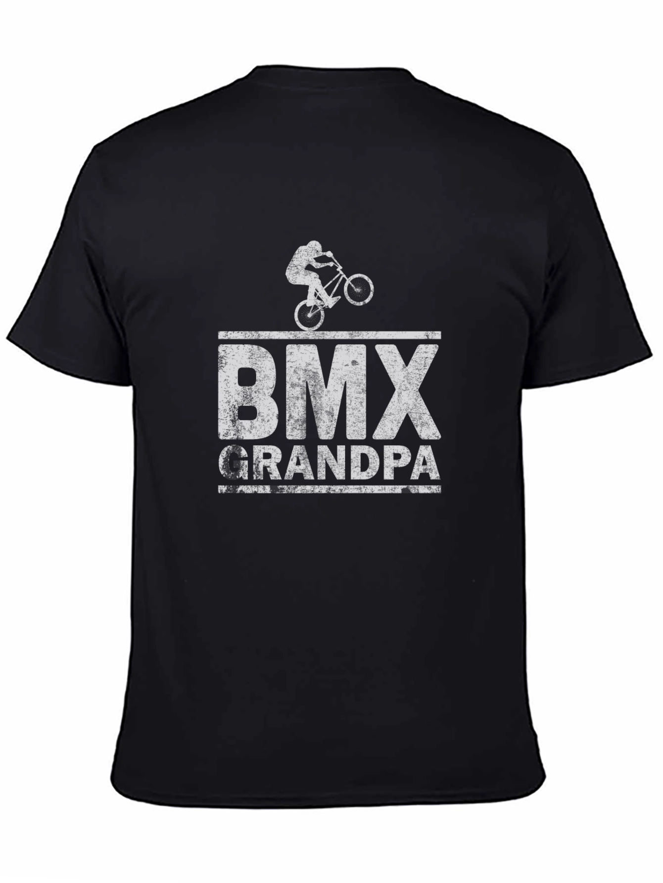 BMX Grandpa Graphic Tee - Black