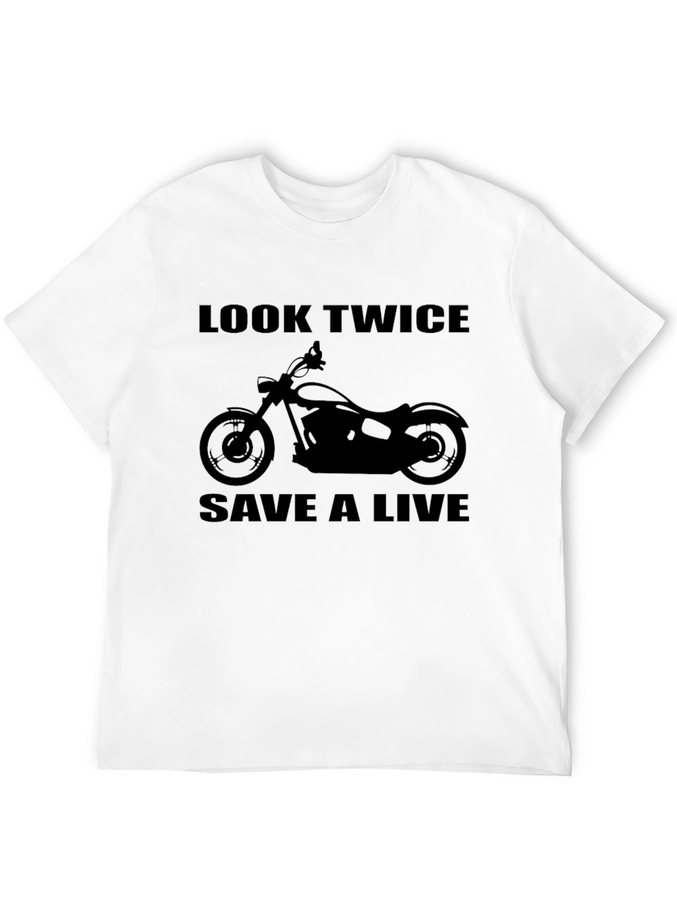 Look Twice Save A Live Motorcycle T-Shirt