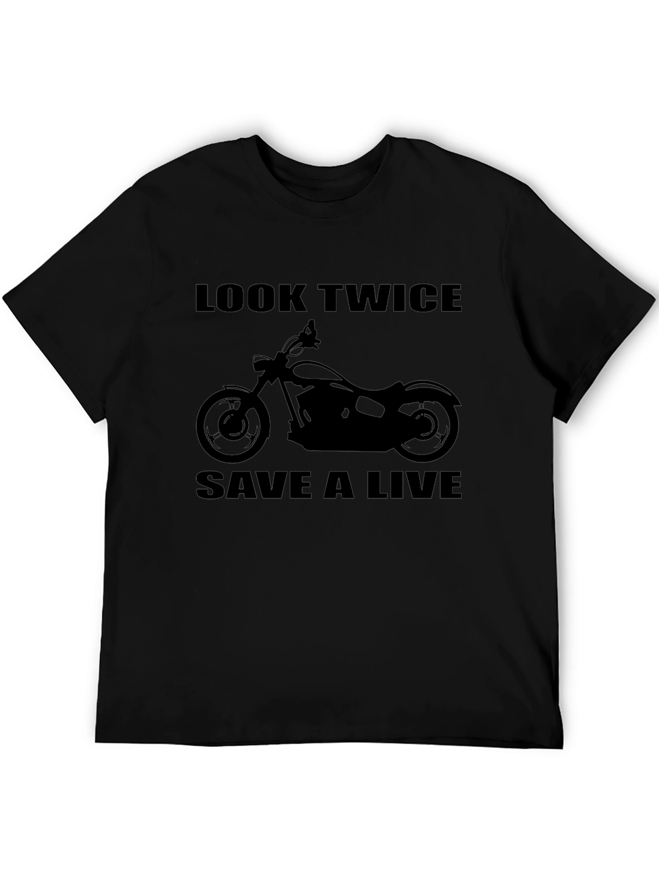 Look Twice Save A Live Motorcycle T-Shirt